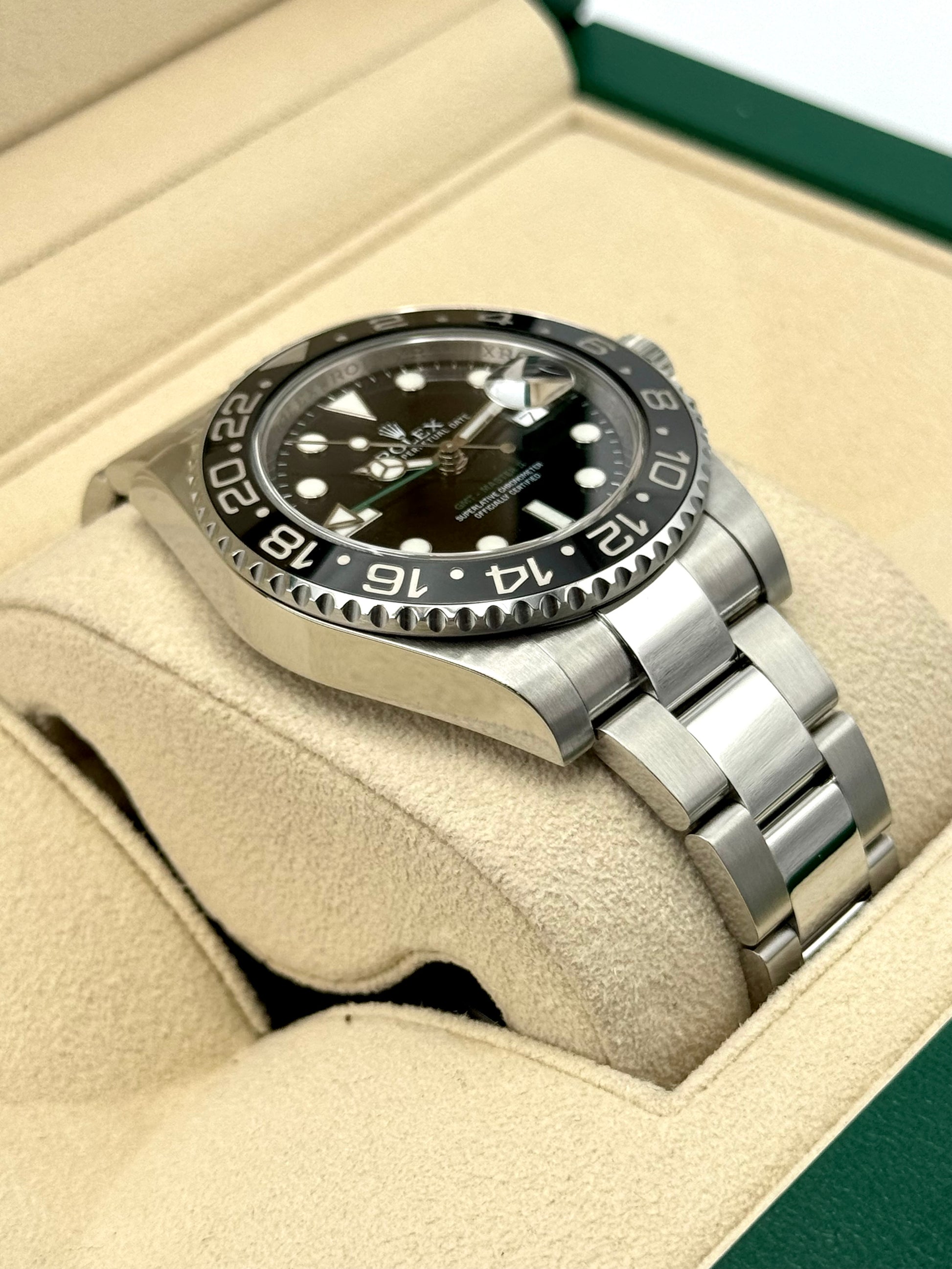 2012 Rolex GMT-Master II 40mm 116710LN Stainless Steel Black Dial - MyWatchLLC