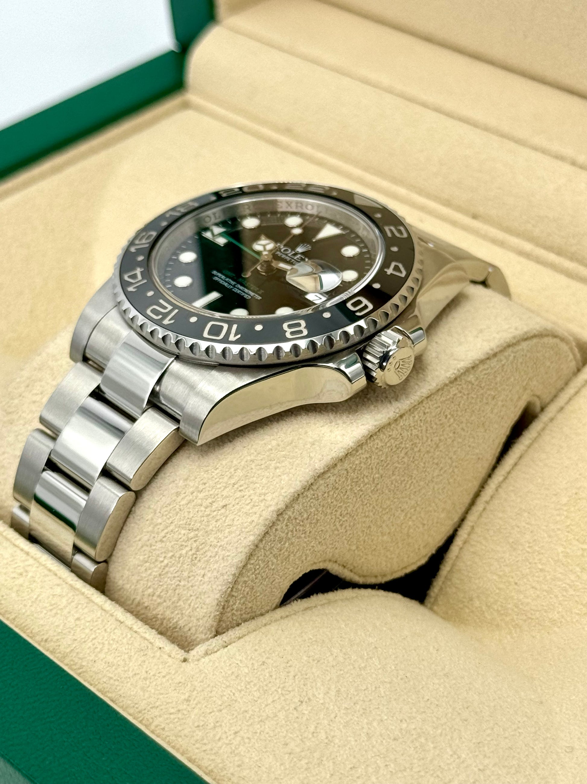 2012 Rolex GMT-Master II 40mm 116710LN Stainless Steel Black Dial - MyWatchLLC