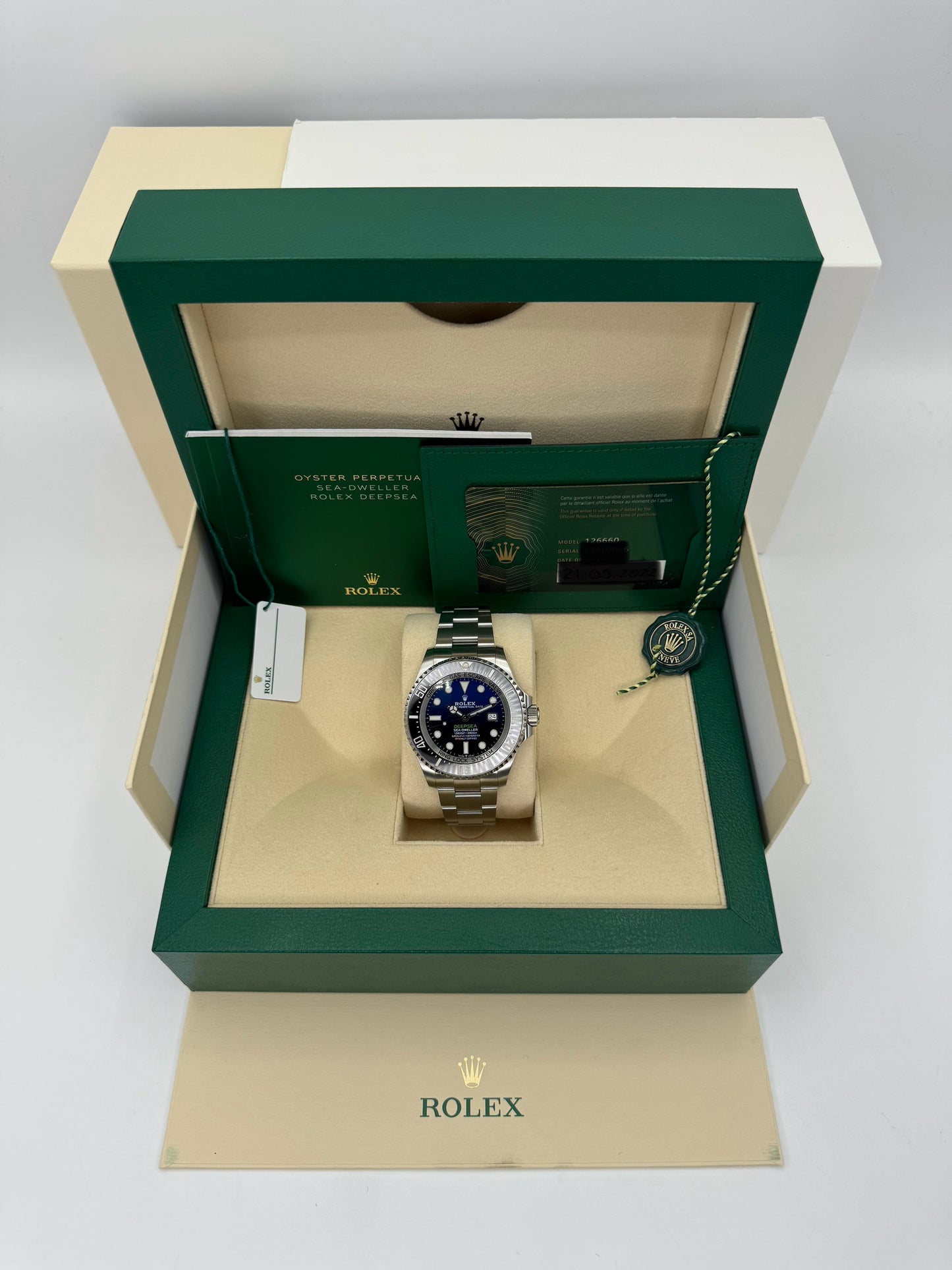 2022 Rolex Deepsea "James Cameron" 44mm 126660 Blue Dial - MyWatchLLC