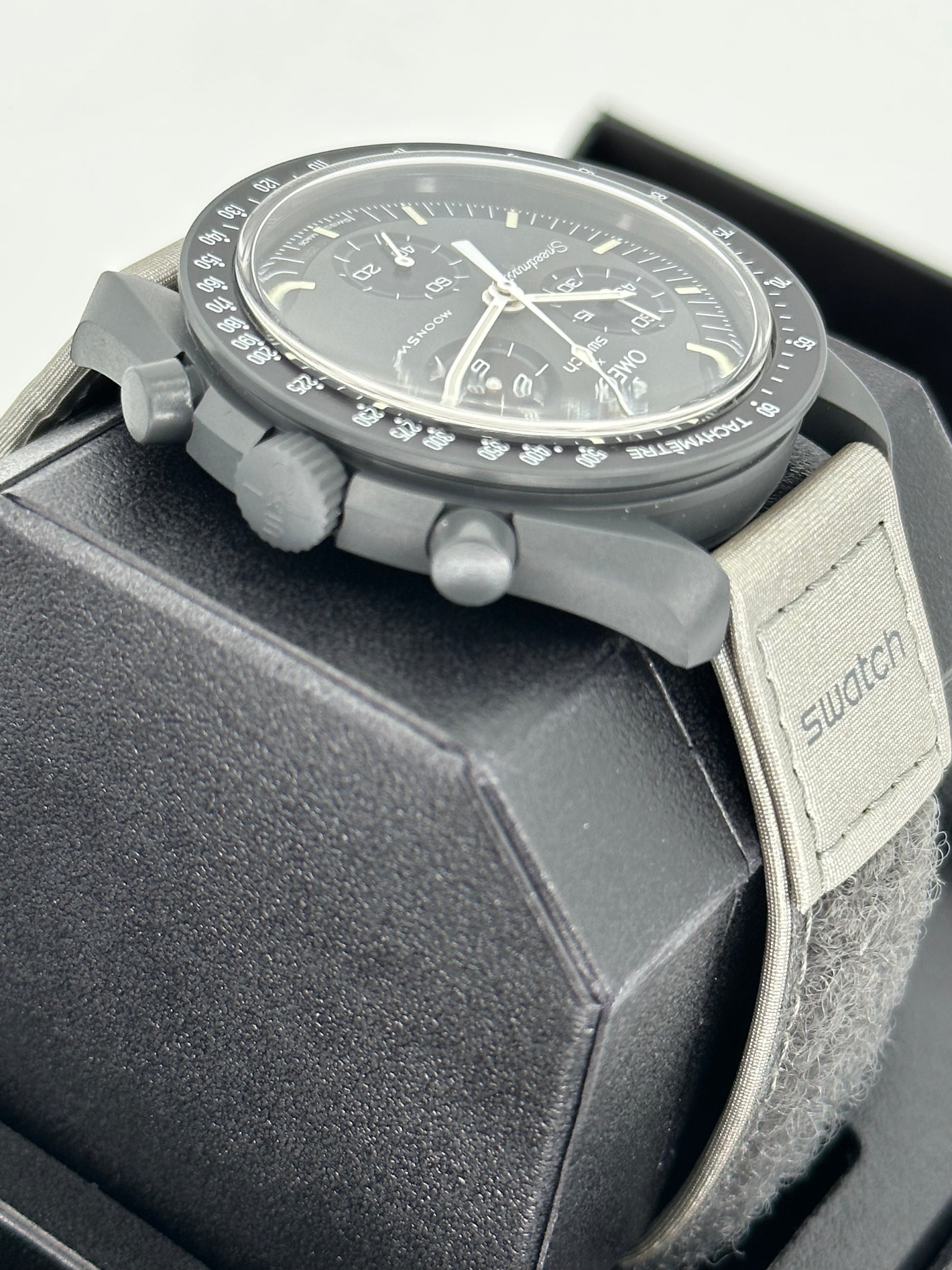 NEW Omega S033A100 Bioceramic Moon Swatch  - Mission to Mercury - MyWatchLLC