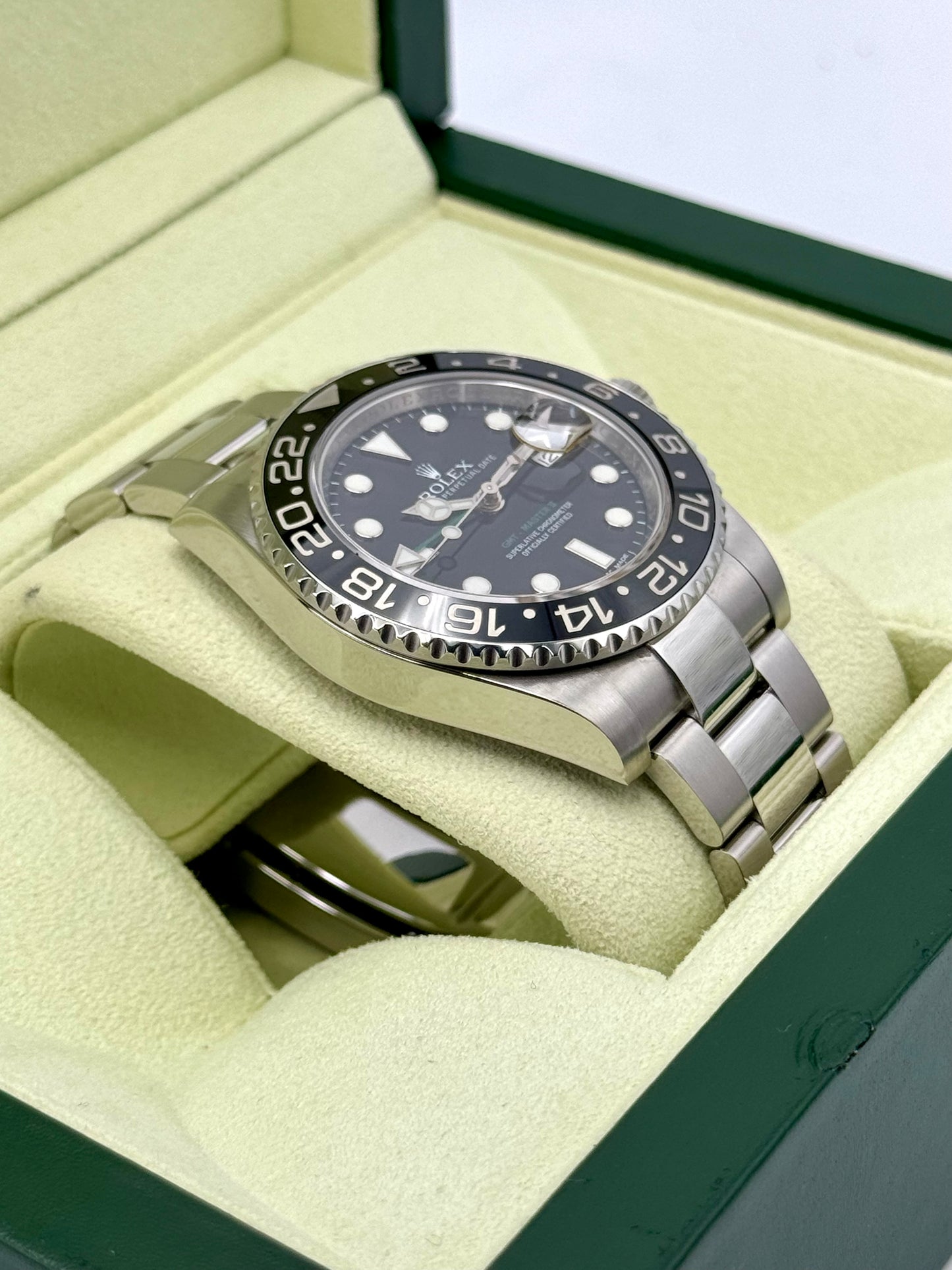 2012 Rolex GMT-Master II 40mm 116710LN Stainless Steel Black Dial - MyWatchLLC