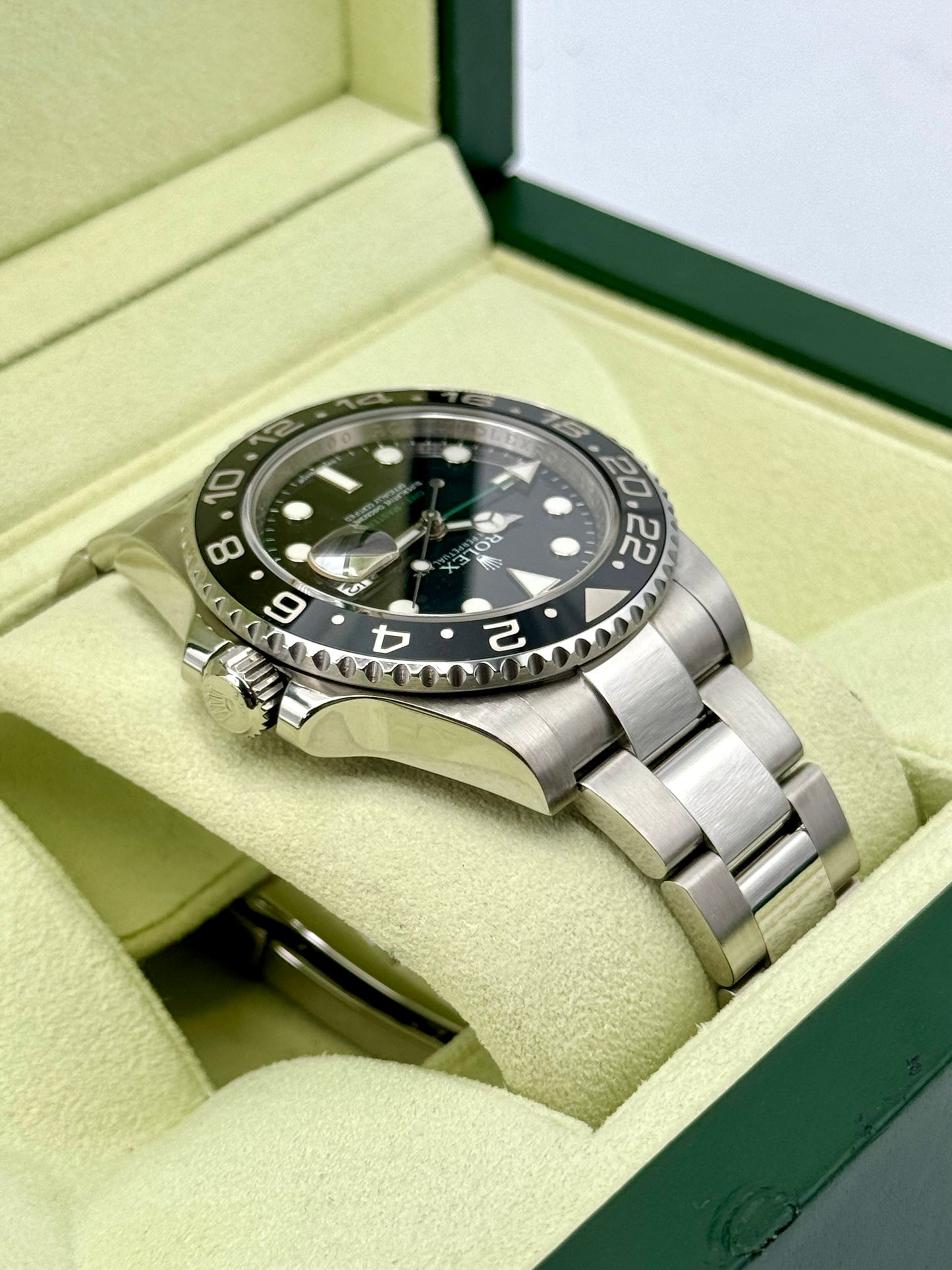 2012 Rolex GMT-Master II 40mm 116710LN Stainless Steel Black Dial - MyWatchLLC