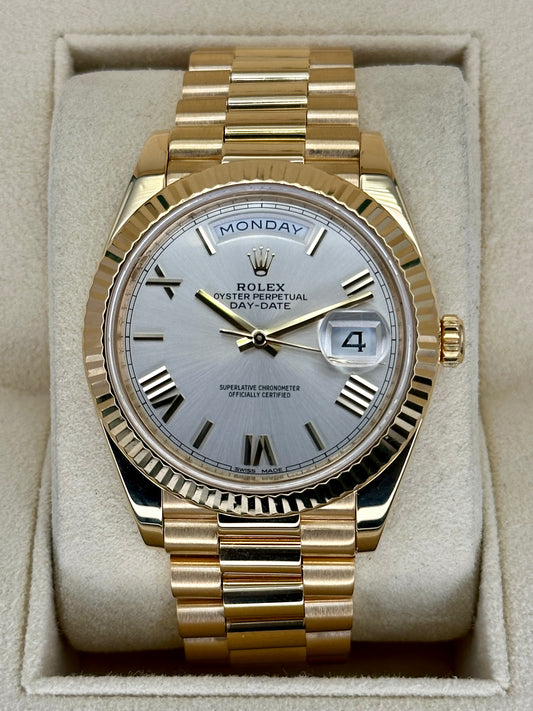 2017 Rolex Day-Date 40mm 228238 Gold Presidential Sundust Dial - MyWatchLLC