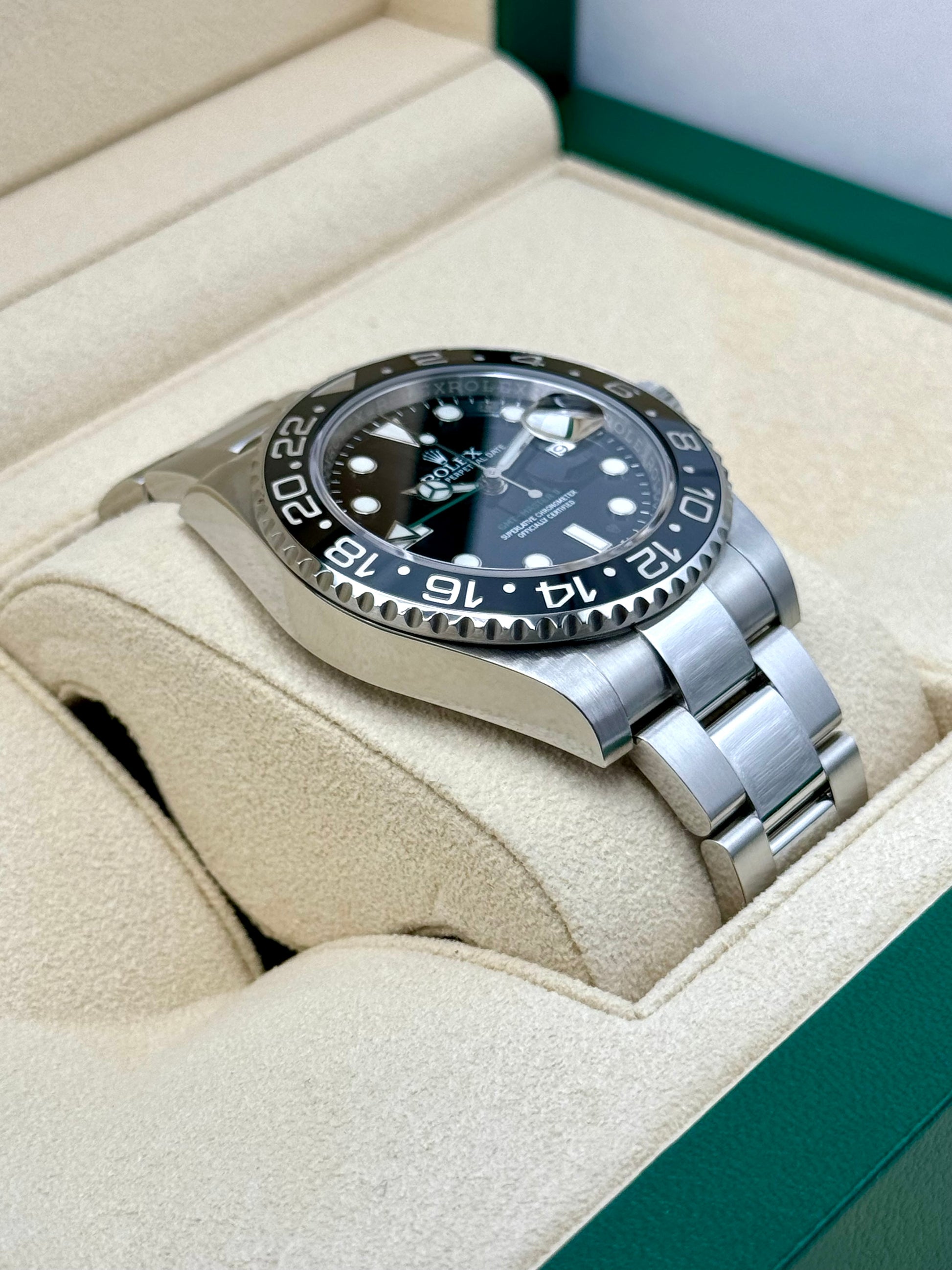 2015 Rolex GMT-Master II 40mm 116710LN Stainless Steel Black Dial - MyWatchLLC