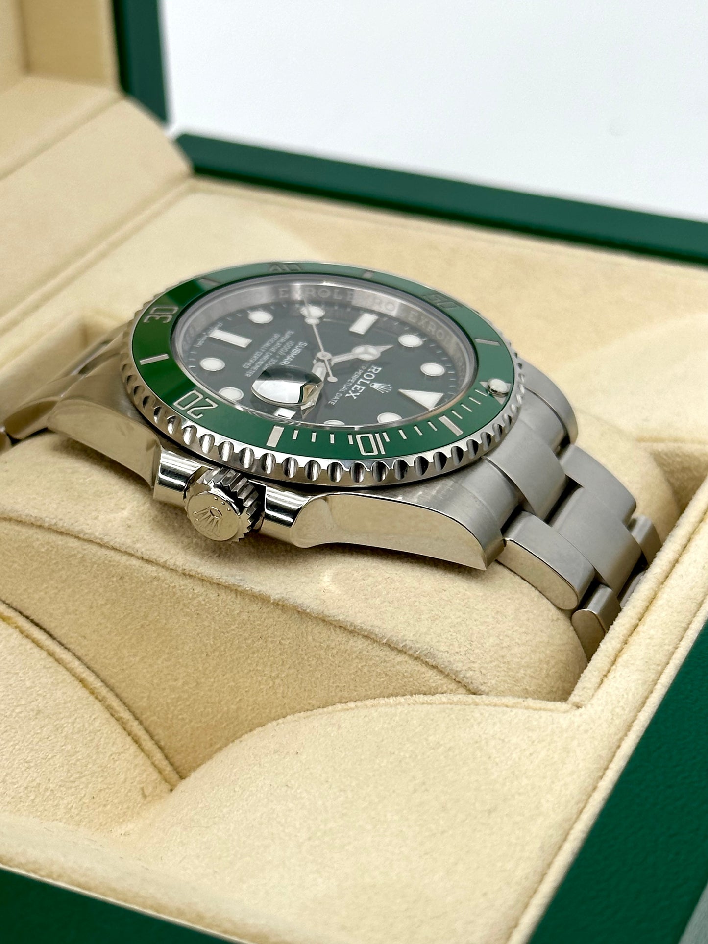 2016 Rolex Submariner Date "Hulk" 40mm 116610LV Stainless Steel Green Dial - MyWatchLLC