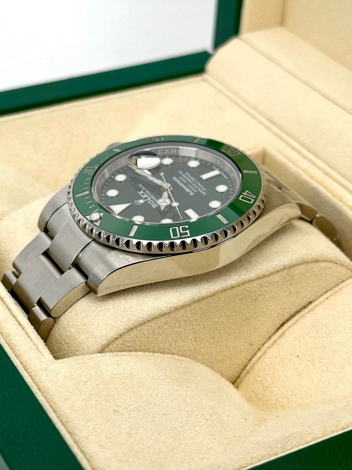 2016 Rolex Submariner Date "Hulk" 40mm 116610LV Stainless Steel Green Dial - MyWatchLLC