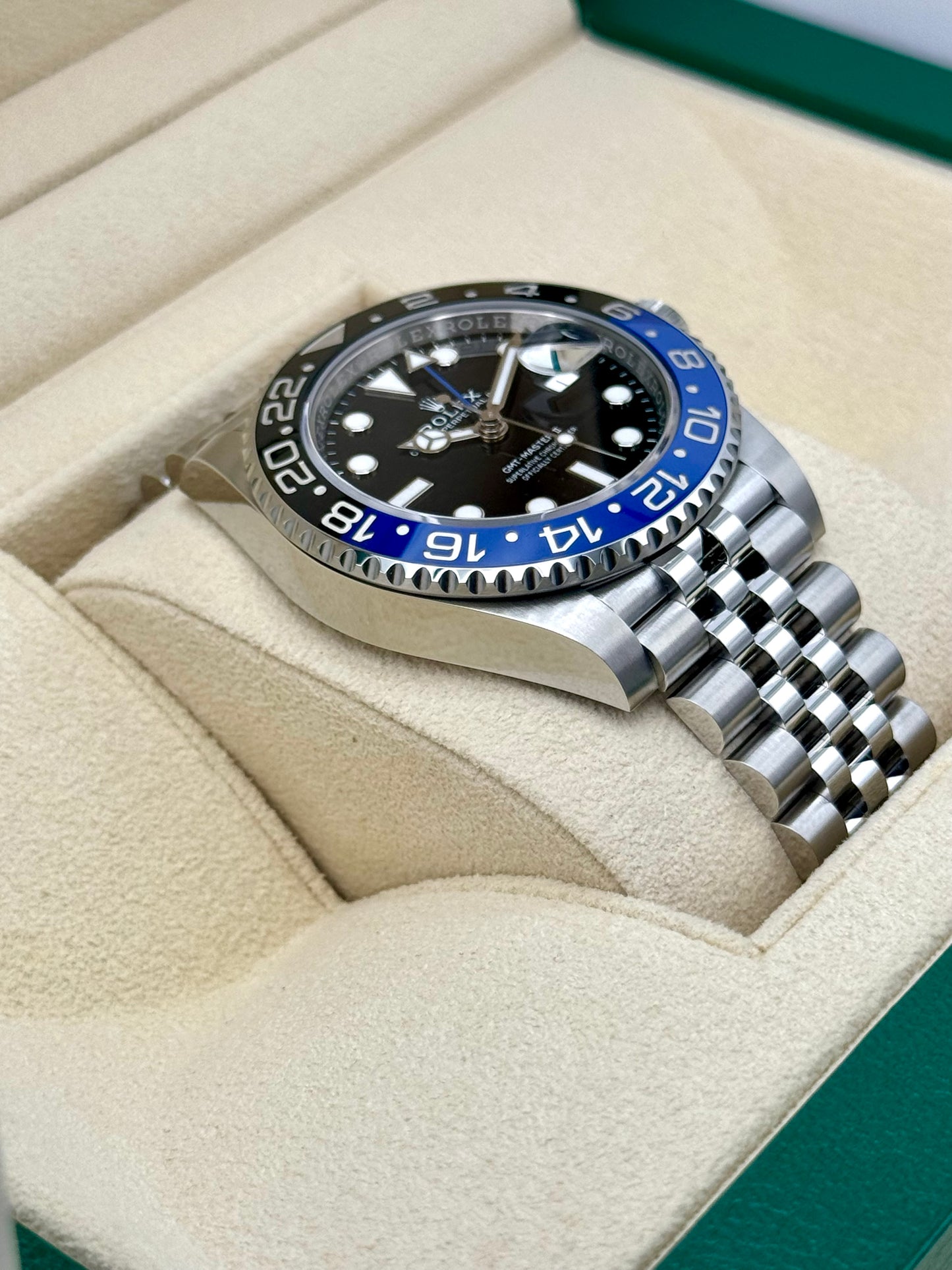 NEW 2024 Rolex GMT-Master II "Batgirl" 40mm 126710BLNR Jubilee Black Dial - MyWatchLLC