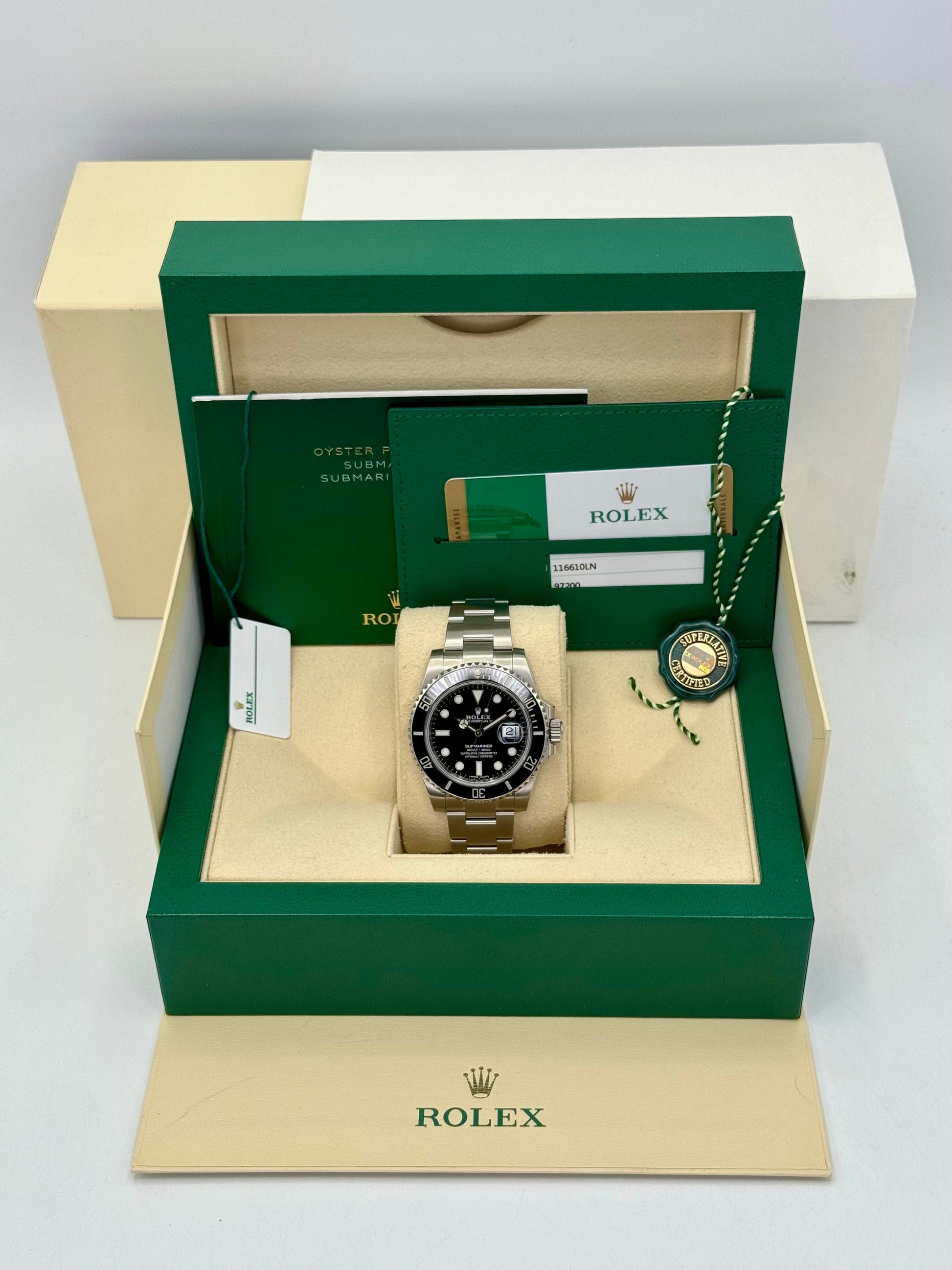 2020 Rolex Submariner 40mm 116610LN Stainless Steel Black Dial - MyWatchLLC
