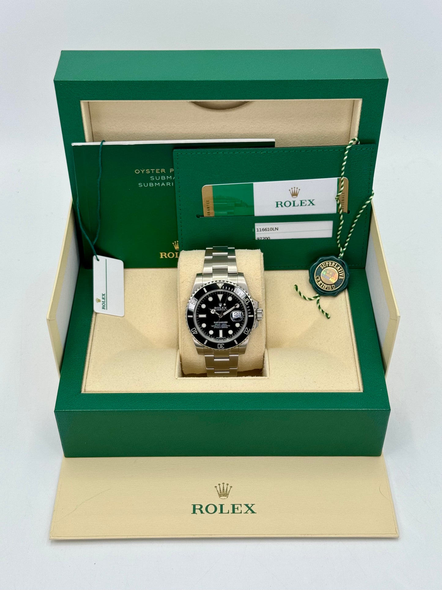 2020 Rolex Submariner 40mm 116610LN Stainless Steel Black Dial - MyWatchLLC