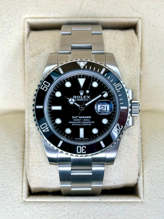 2020 Rolex Submariner 40mm 116610LN Stainless Steel Black Dial