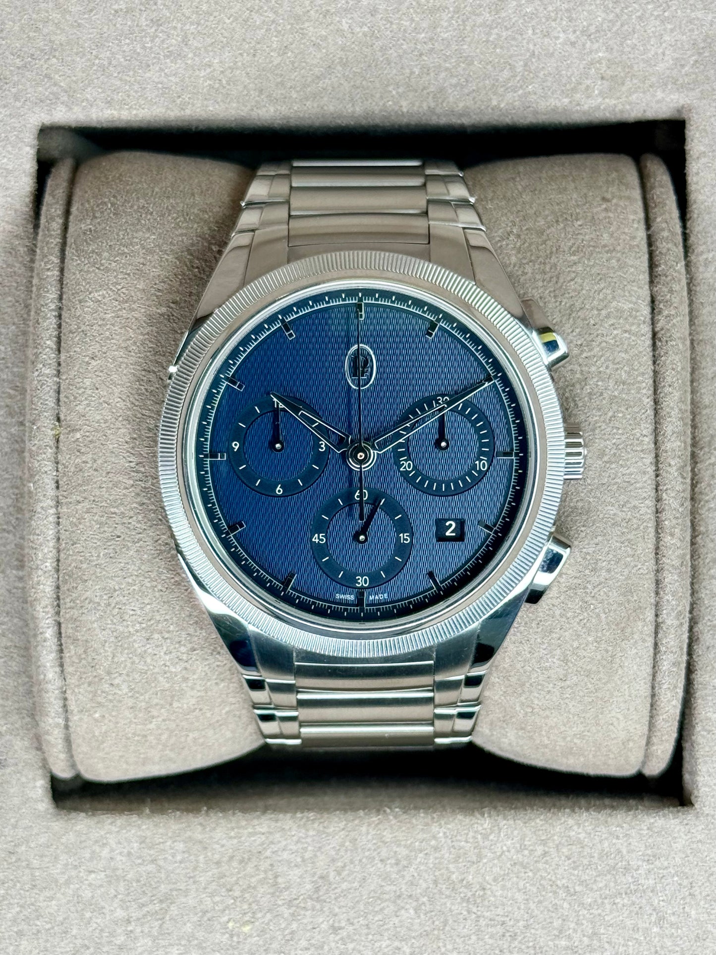 2023 Parmigiani Fleurier Tonda Pf Chronograph 42mm PFC915 Blue Dial - MyWatchLLC