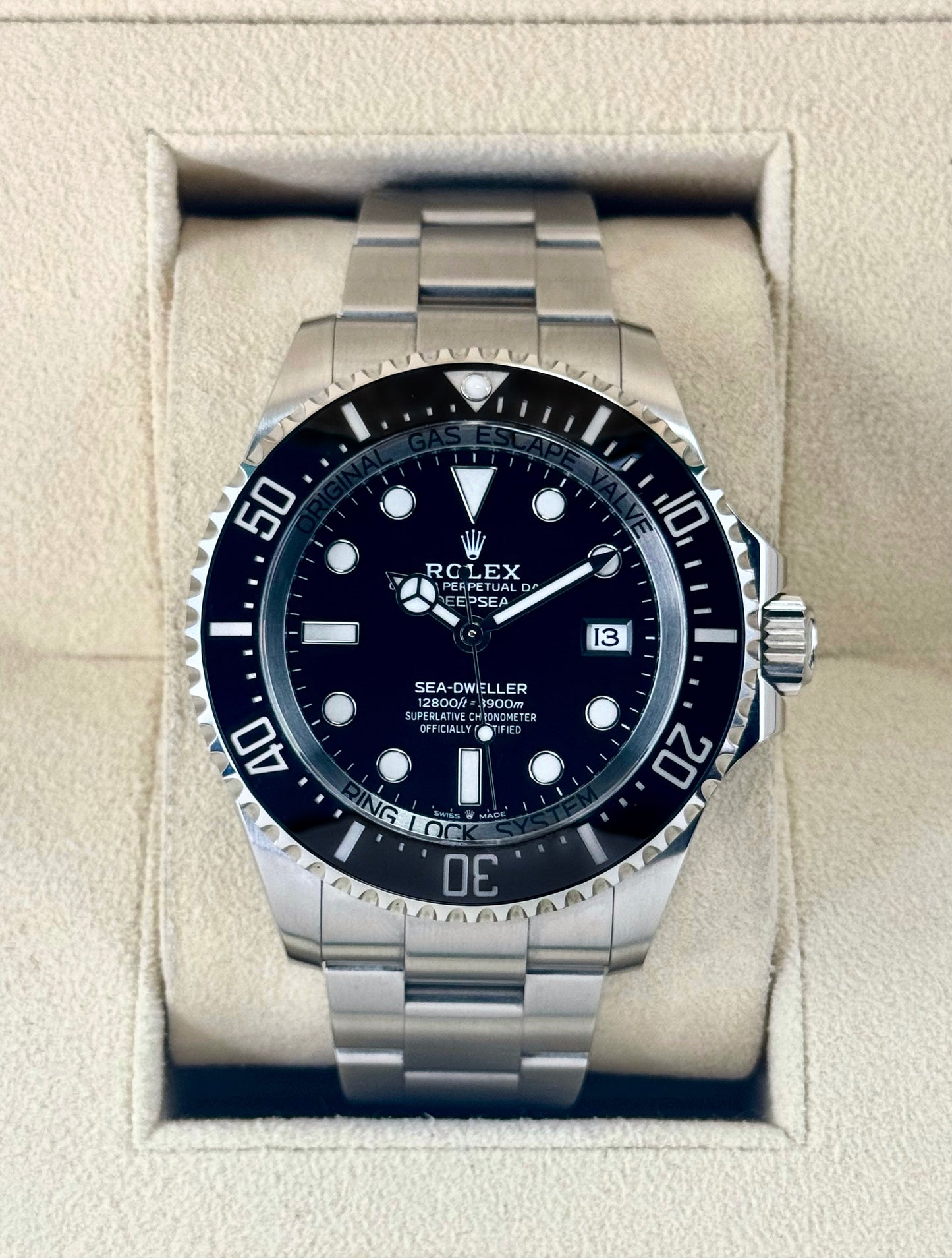 2023 Rolex Deepsea 44mm 136660 Stainless Steel Black Dial - MyWatchLLC