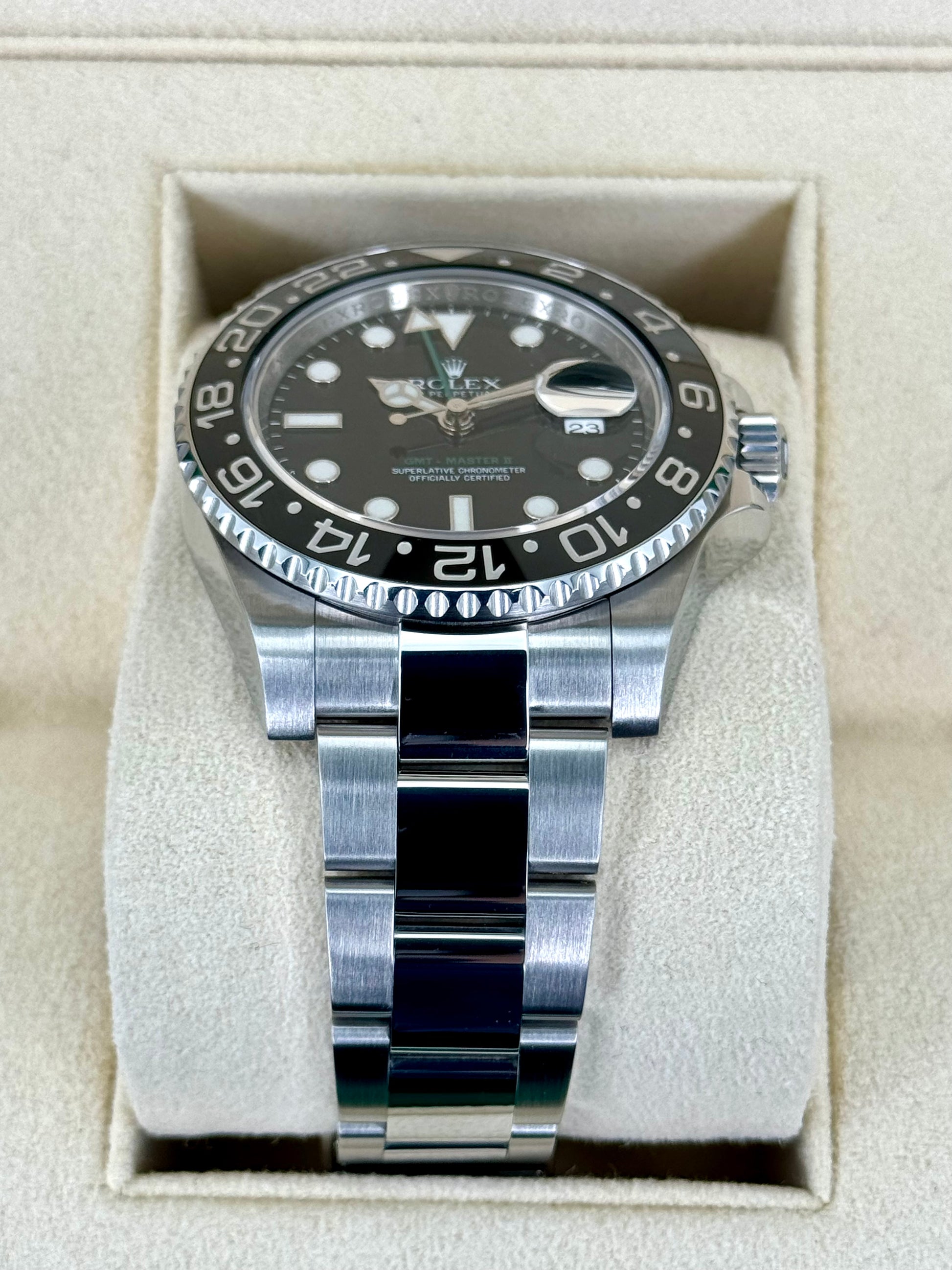 2013 Rolex GMT-Master II 40mm 116710LN Oyster Black Dial - MyWatchLLC