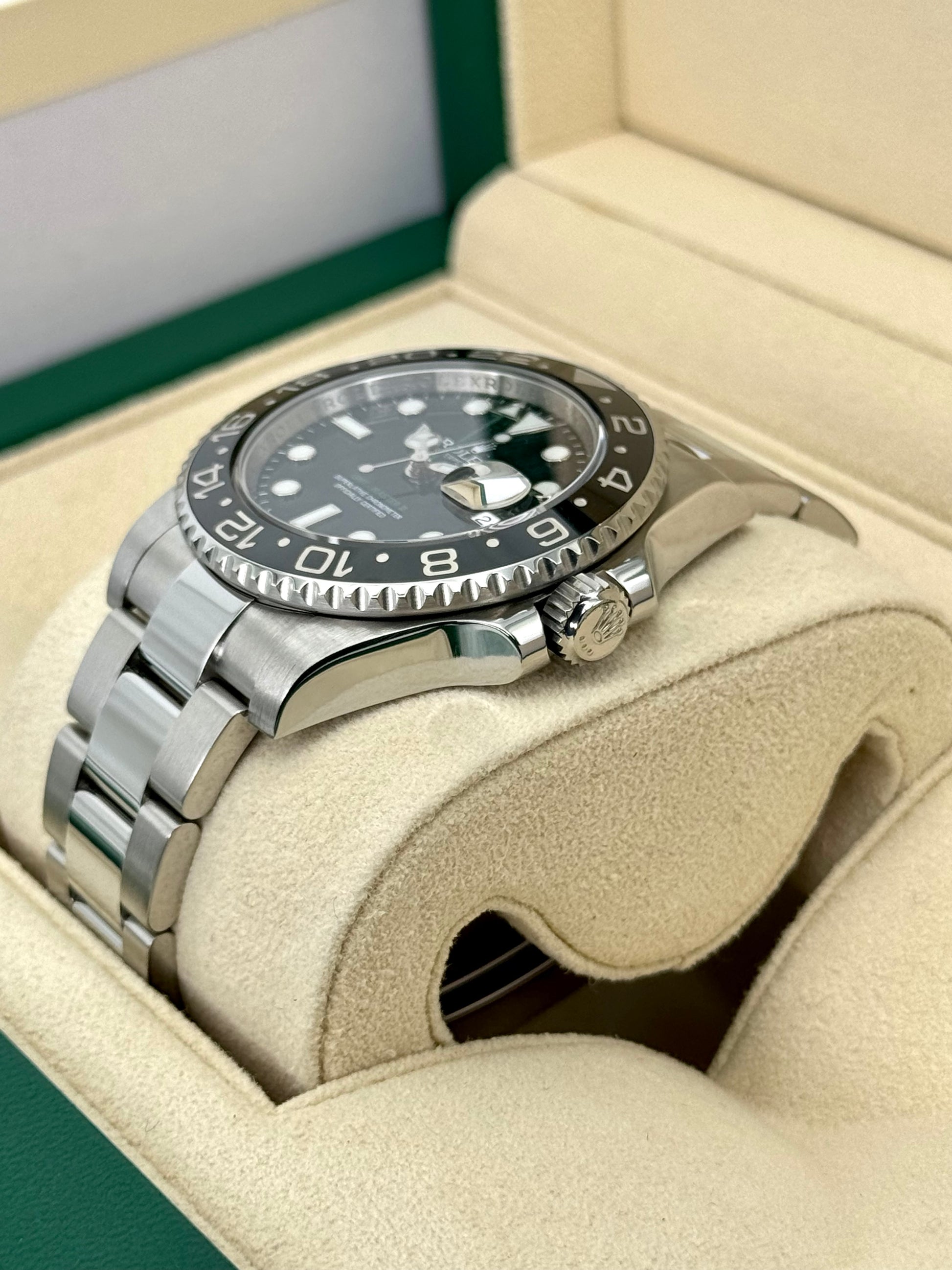 2013 Rolex GMT-Master II 40mm 116710LN Oyster Black Dial - MyWatchLLC