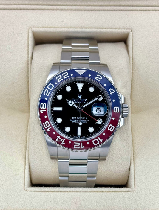 2022 Rolex GMT-Master II "Pepsi" 40mm 126710BLRO Oyster - MyWatchLLC