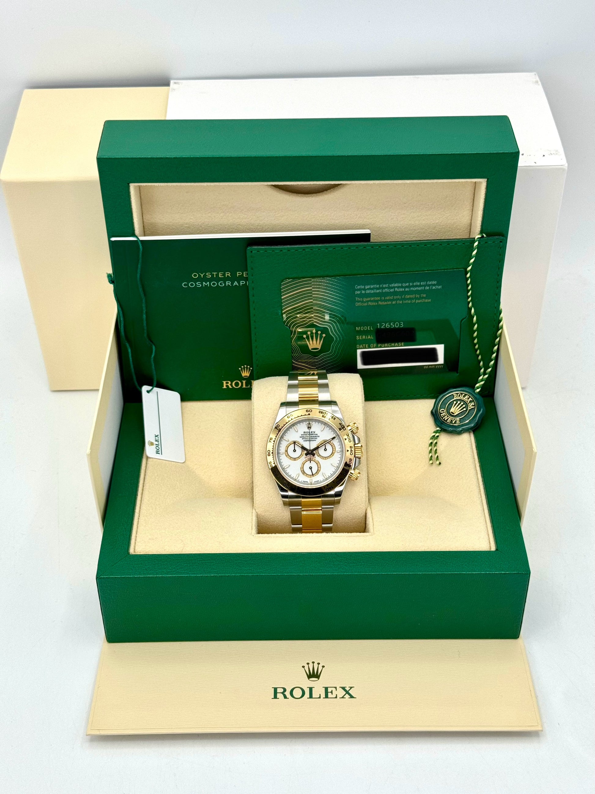 NEW 2024 Rolex Daytona 40mm 126503 Two-Tone White Dial | MyWatchLLC new-2024-rolex-daytona-40mm-126503-two-tone-white-dial-mywatchllc
