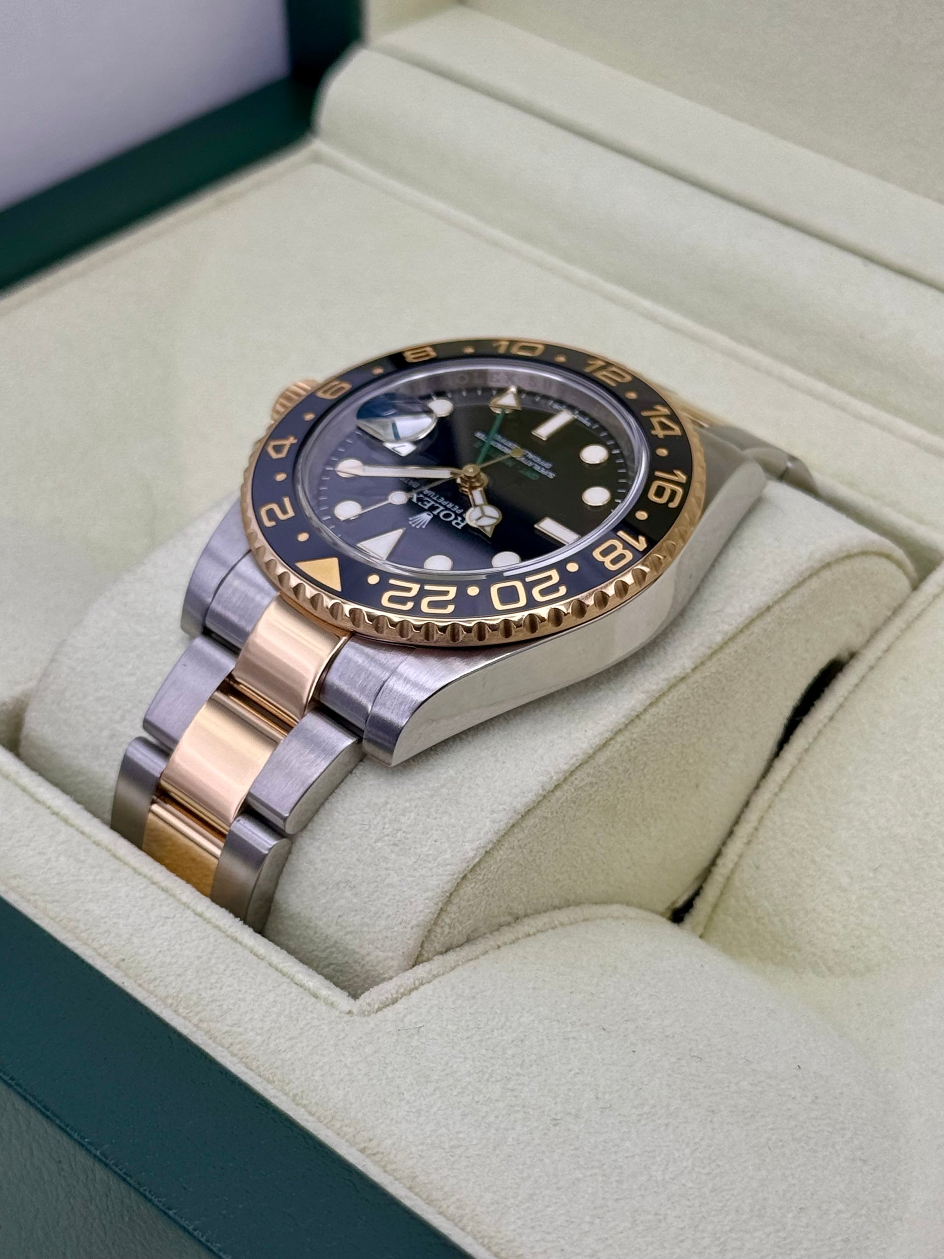 2013 Rolex GMT-Master II 40mm 116713LN Two-Tone Black Dial - MyWatchLLC