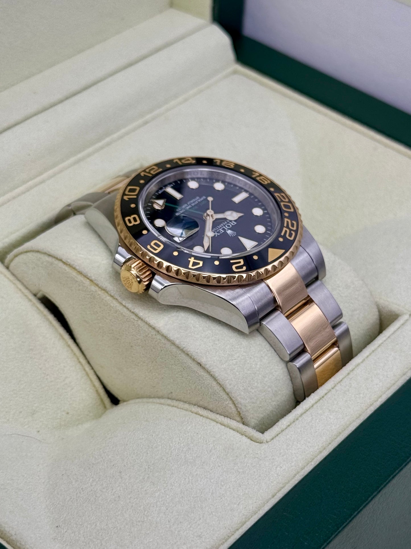 2013 Rolex GMT-Master II 40mm 116713LN Two-Tone Black Dial - MyWatchLLC