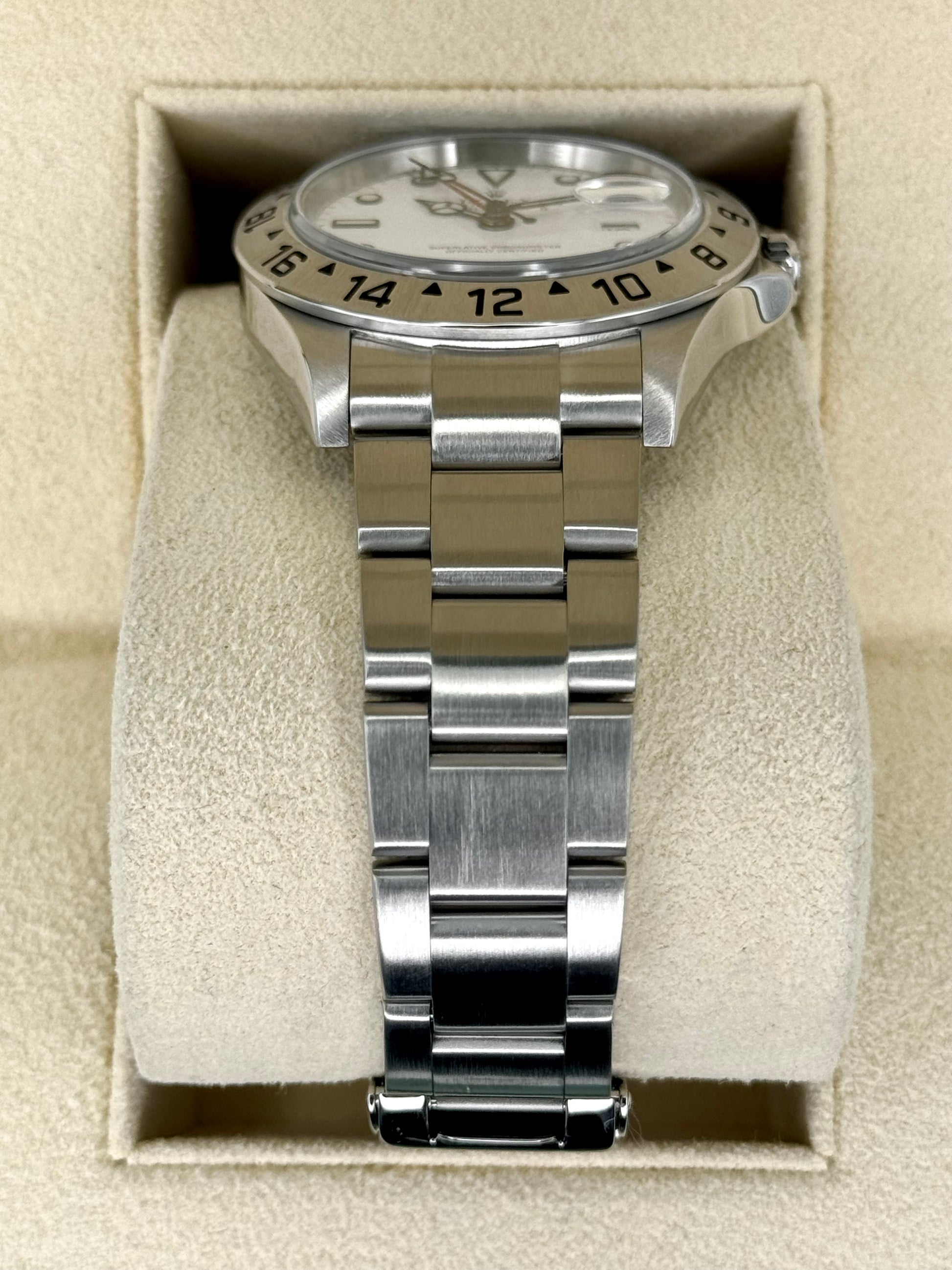 2006 Rolex Explorer II 40mm 16570 Stainless Steel Polar White Dial - MyWatchLLC