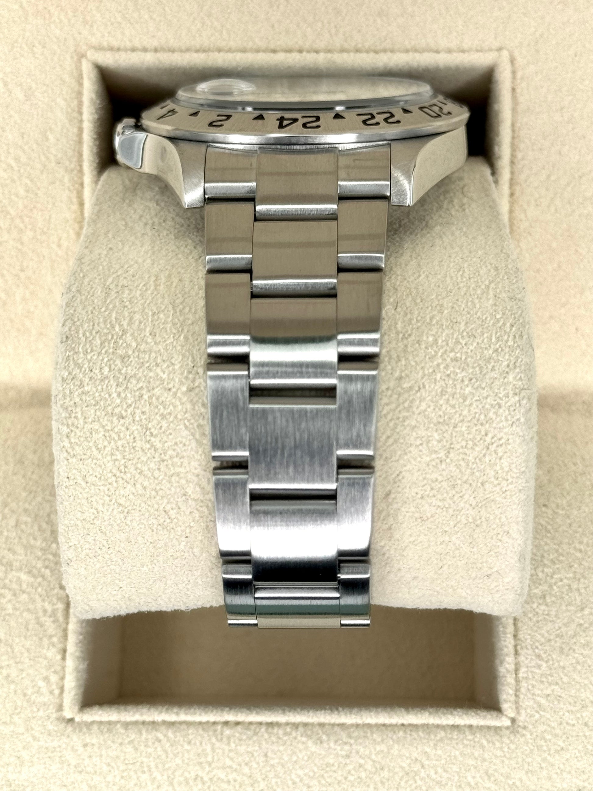 2006 Rolex Explorer II 40mm 16570 Stainless Steel Polar White Dial - MyWatchLLC