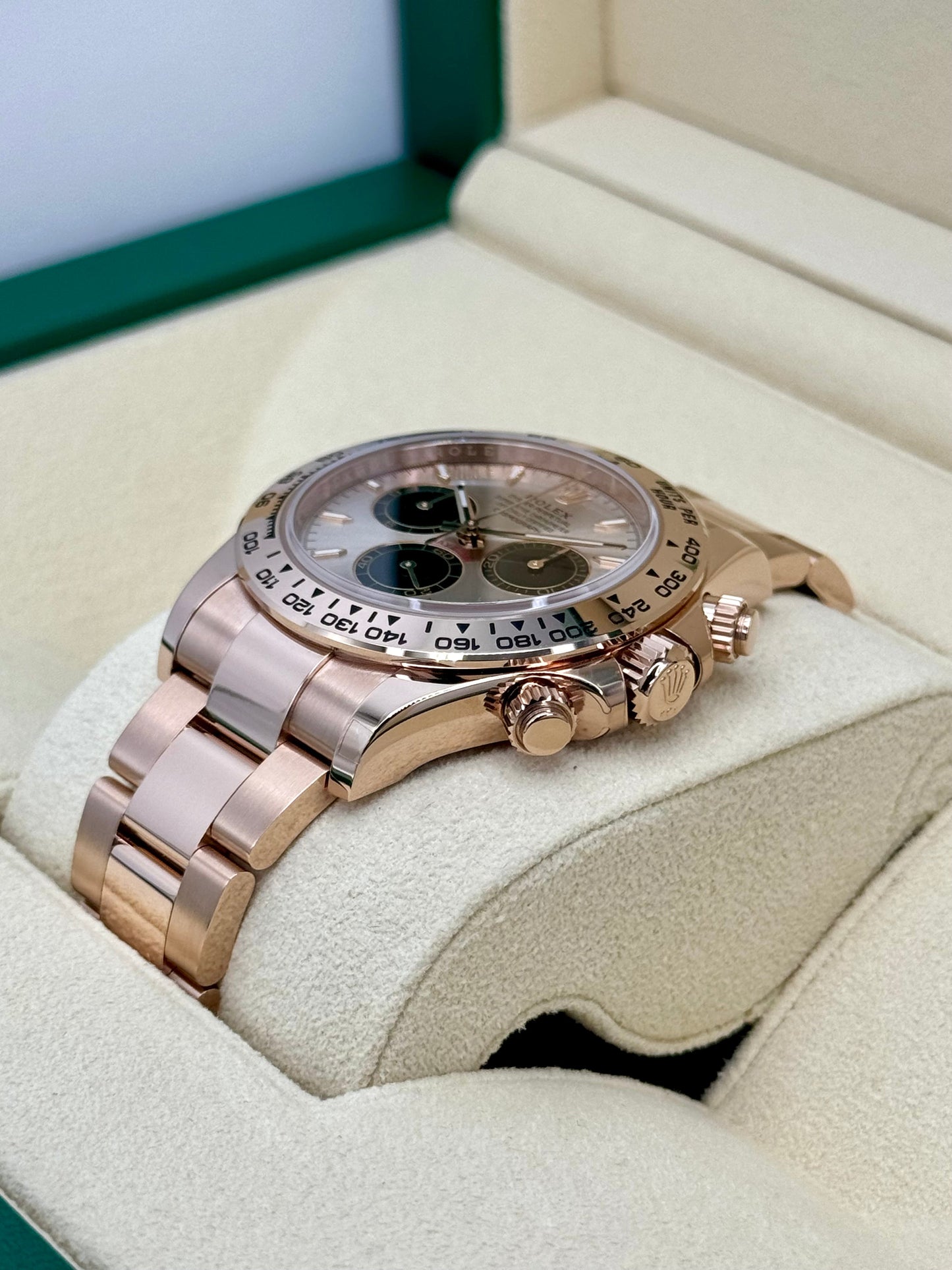 2024 Rolex Daytona 40mm 126505 Rose Gold Sundust Dial