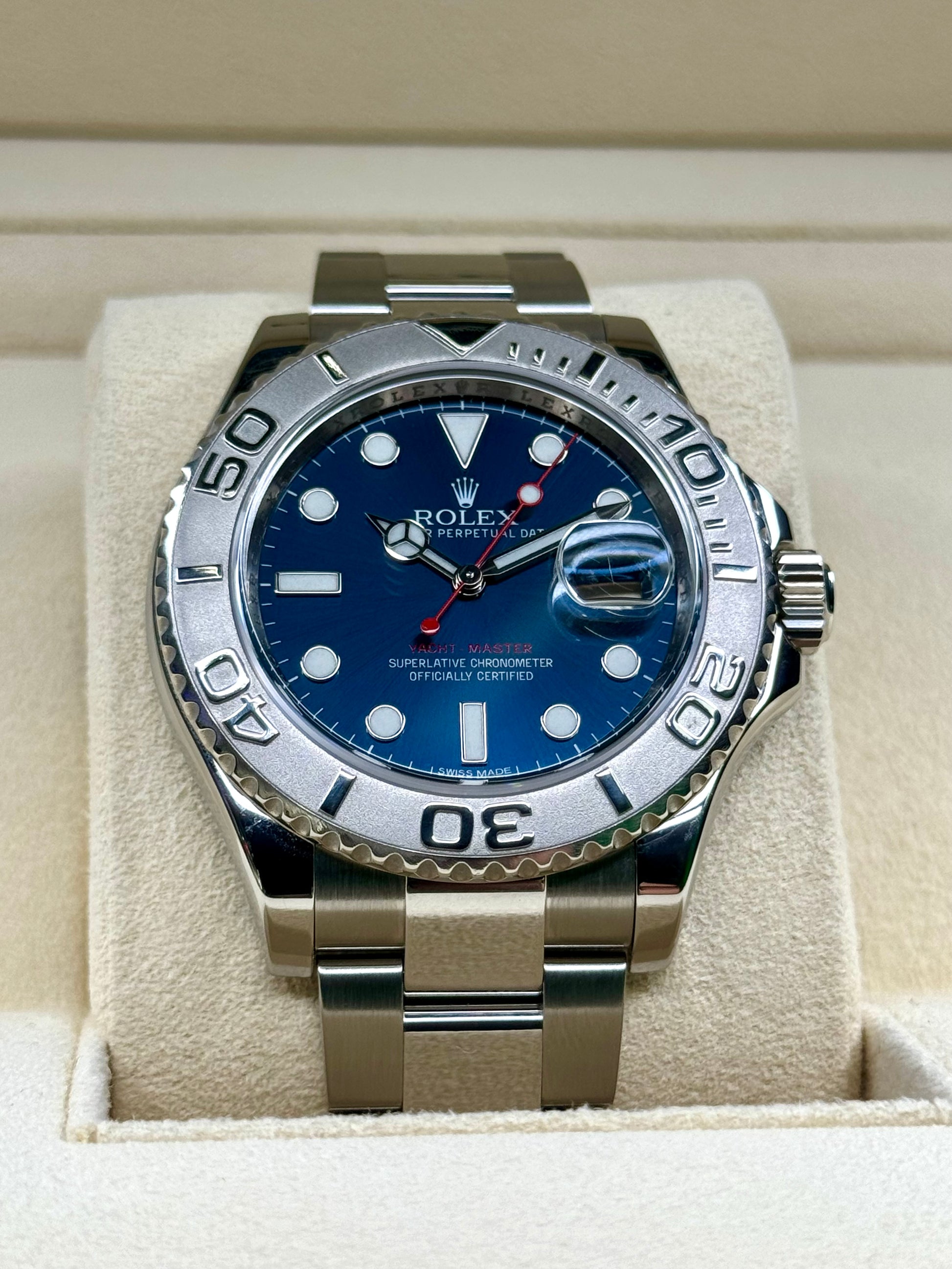 NEW 2023 Rolex Yacht-Master 40mm 126622 Stainless Steel Blue Dial - MyWatchLLC