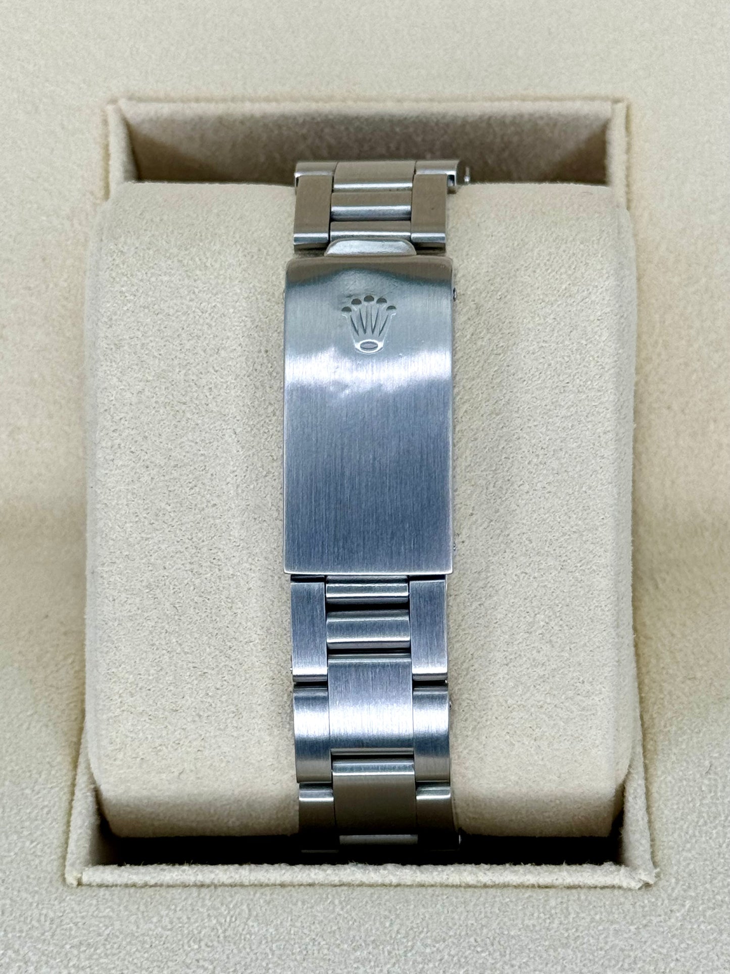 1983 Rolex Oyster Perpetual Date 34mm 1500 Stainless Steel Silver Dial - MyWatchLLC