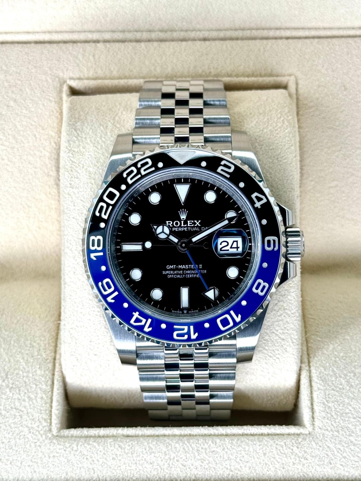 NEW 2023 Rolex GMT-Master II "Batgirl" 126710BLNR Jubilee - MyWatchLLC