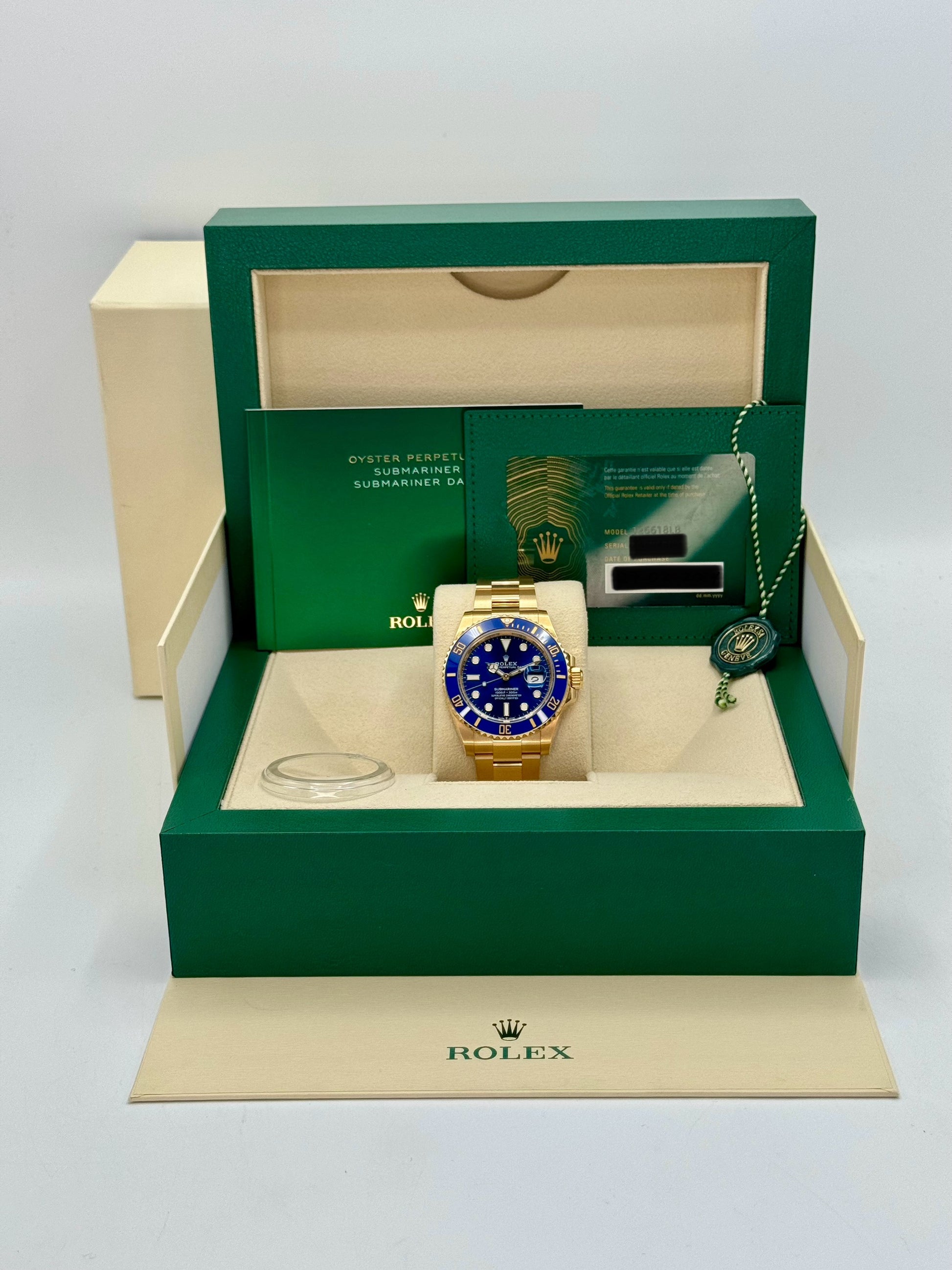 2024 Rolex Submariner "Bluesy" 41mm 126618LB Yellow Gold Blue Dial - MyWatchLLC