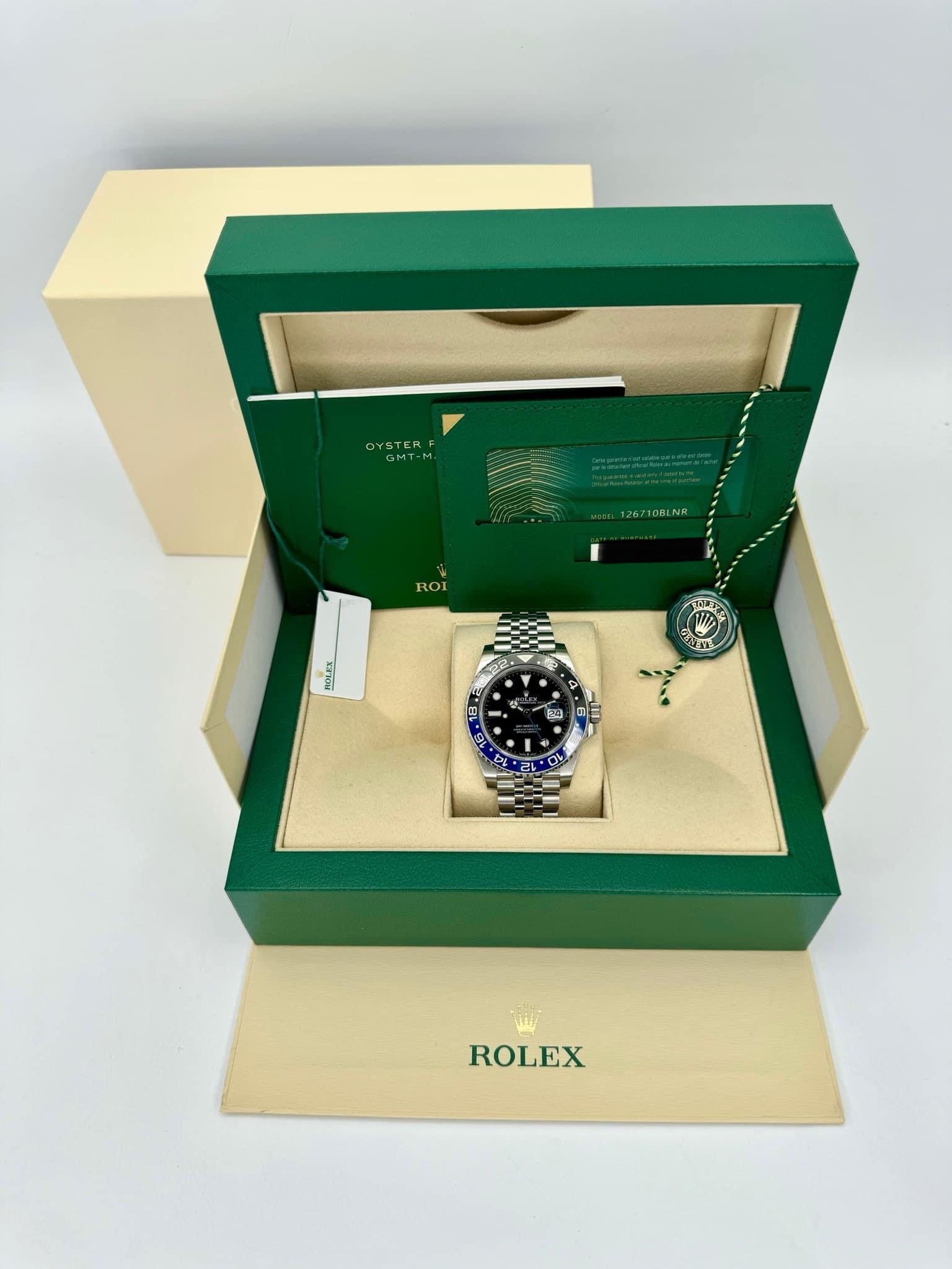 NEW 2023 Rolex GMT-Master II "Batgirl" 126710BLNR Jubilee - MyWatchLLC