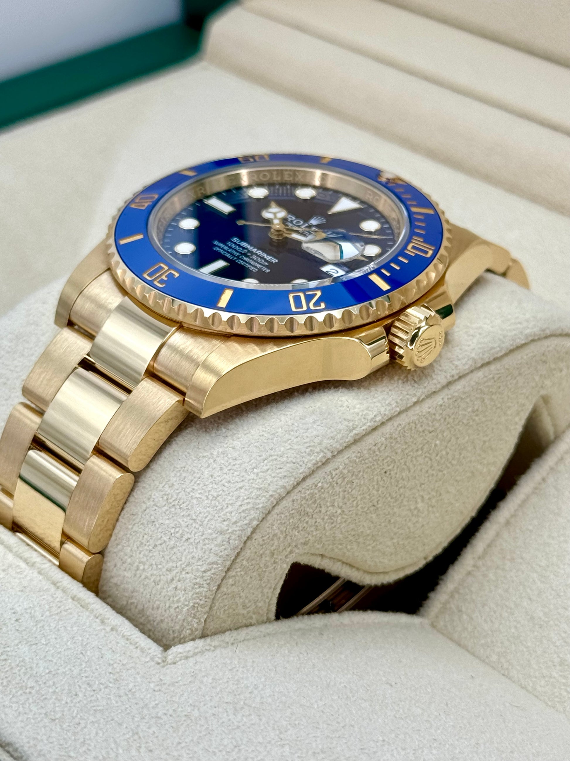 NEW 2024 Rolex Submariner "Bluesy" 41mm 126618LB Yellow Gold Blue Dial - MyWatchLLC
