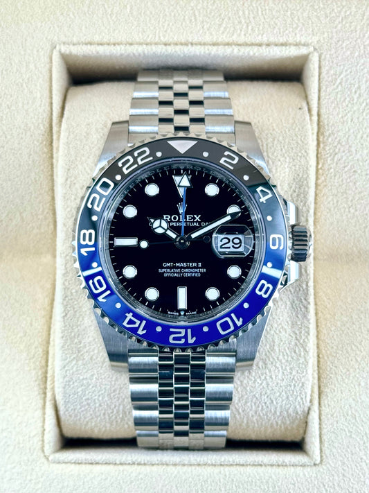 2023 Rolex GMT-Master II "Batgirl" 40mm 126710BLNR Jubilee Black Dial - MyWatchLLC