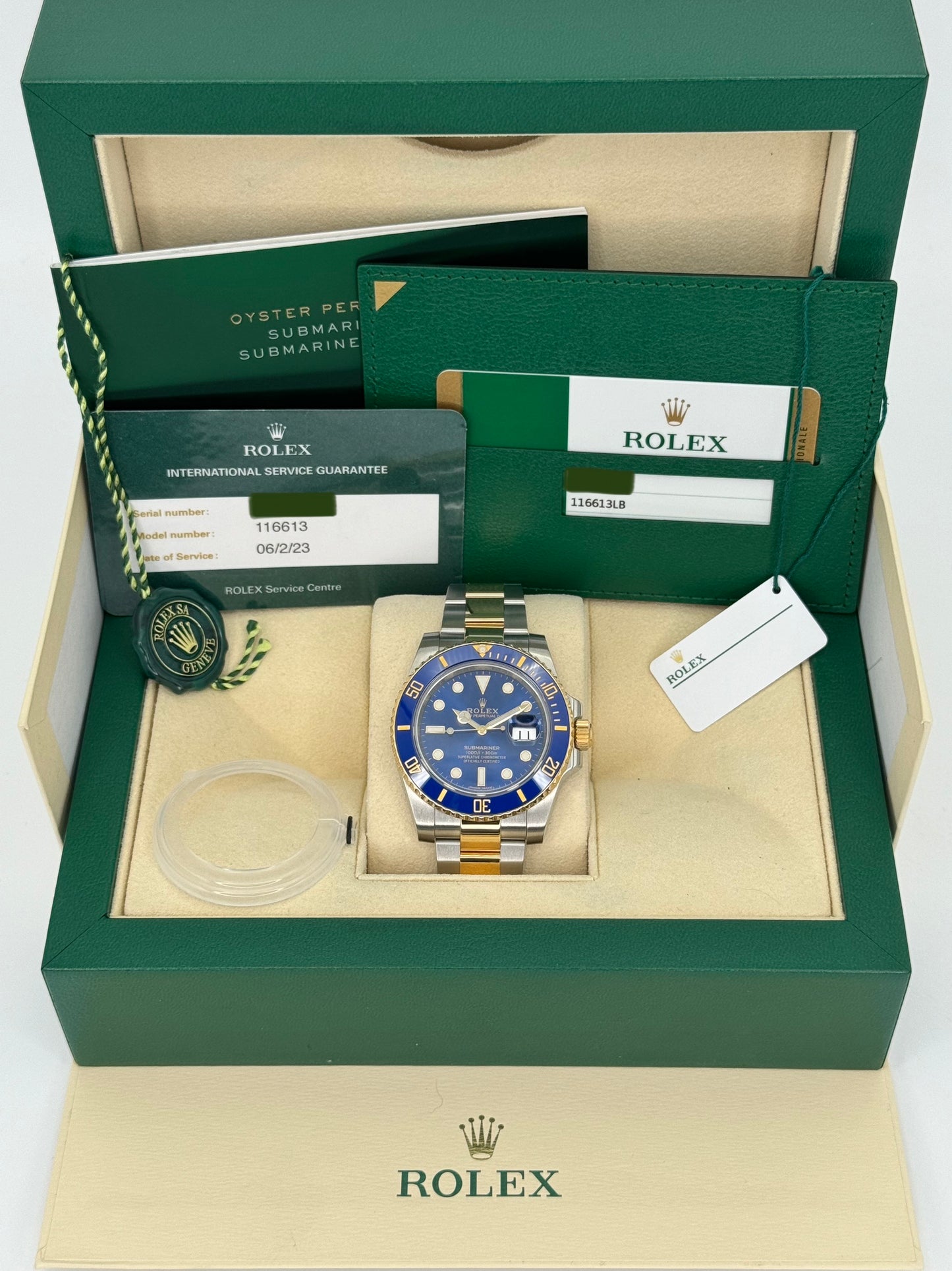 2017 Rolex Submariner Date "Bluesy" 40mm 116613LB Two-Tone Blue Dial - MyWatchLLC