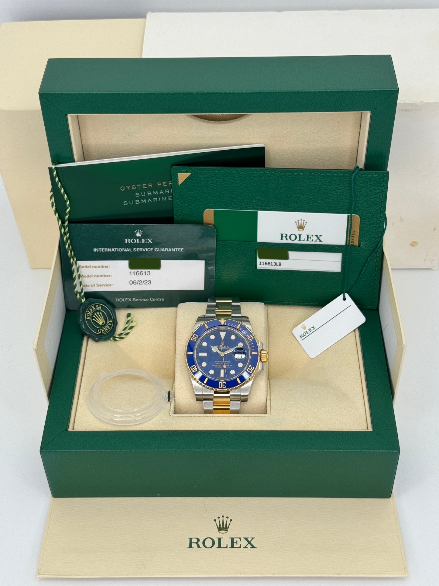 2017 Rolex Submariner Date "Bluesy" 40mm 116613LB Two-Tone Blue Dial - MyWatchLLC