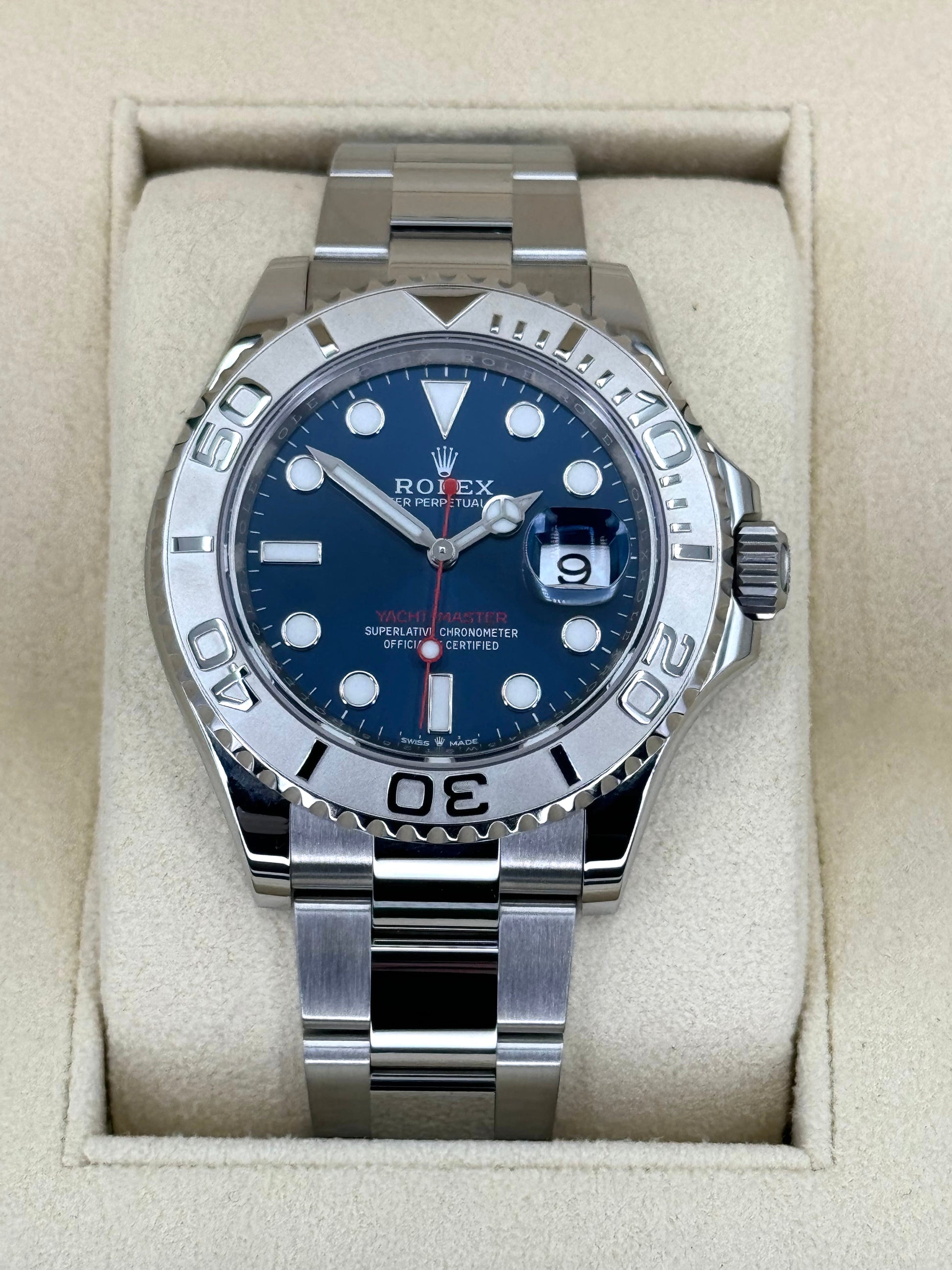 2023 Rolex Yacht-Master 40m 126622 Stainless Steel Blue Dial - MyWatchLLC