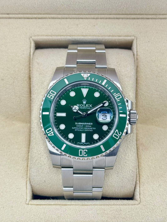 2018 Rolex Submariner “Hulk” 40mm 116610LV Green Dial - MyWatchLLC