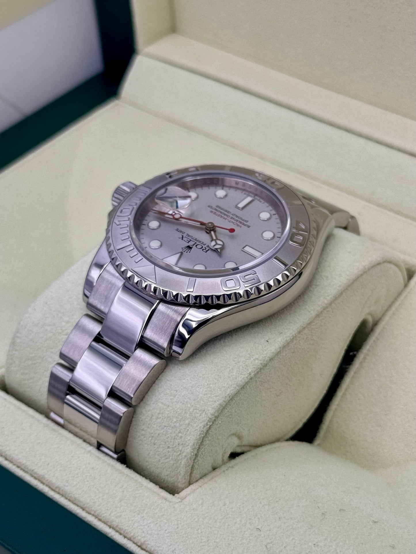 2010 Rolex Yacht-Master 40mm 16622 Platinum Bezel and Dial