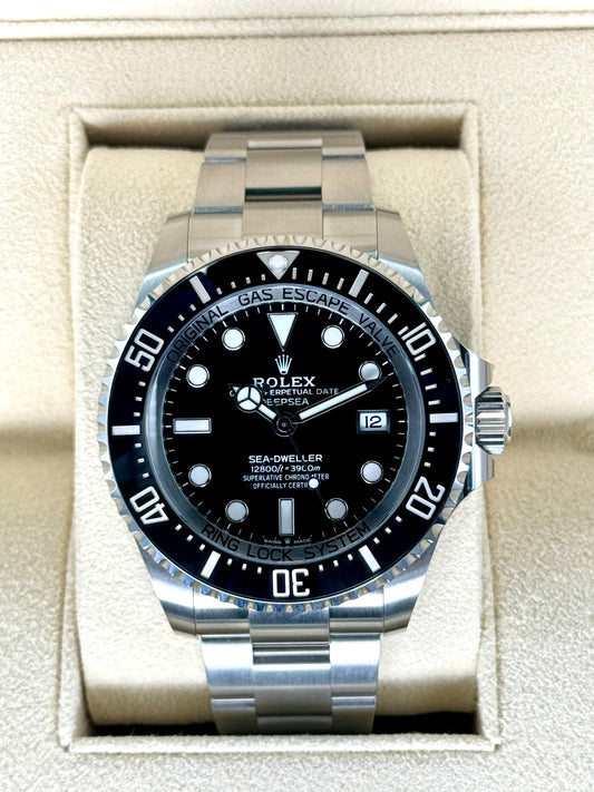 NEW 2023 Rolex Sea-Dweller Deepsea 44mm 136660 Stainless Steel Black Dial - MyWatchLLC