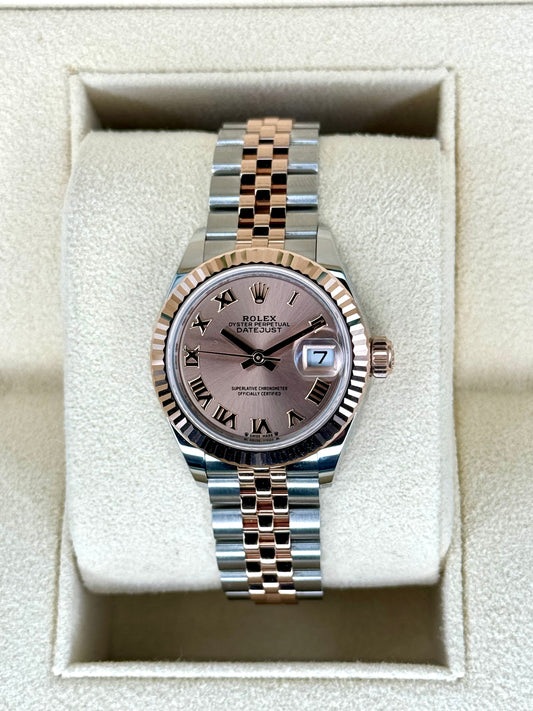NEW 2023 Rolex Lady Datejust 28mm 279171 Two-Tone Jubilee Pink Dial - MyWatchLLC