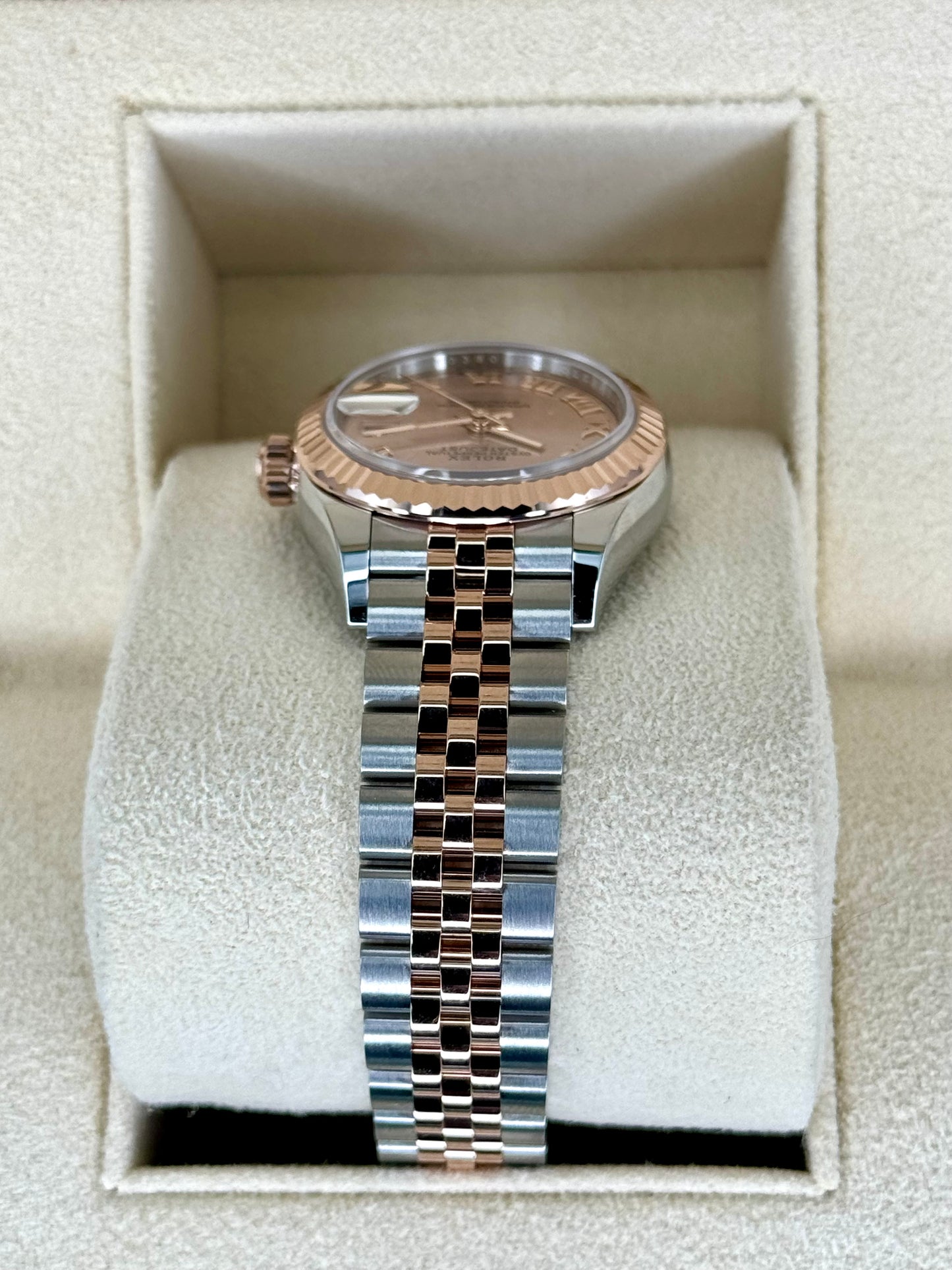 NEW 2023 Rolex Lady Datejust 28mm 279171 Two-Tone Jubilee Pink Dial - MyWatchLLC