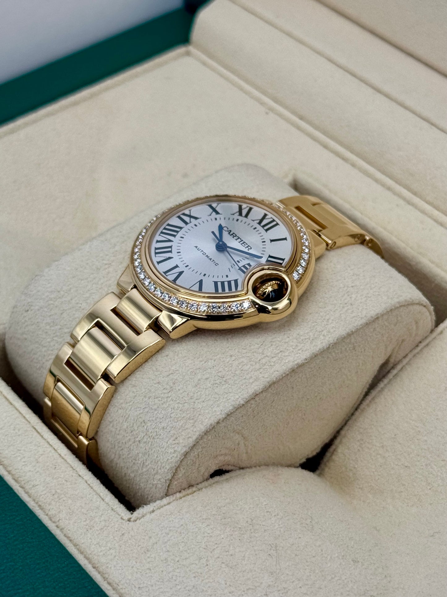 2021 Cartier Ballon Bleu De Cartier 33mm WJBB0042 Silver Dial