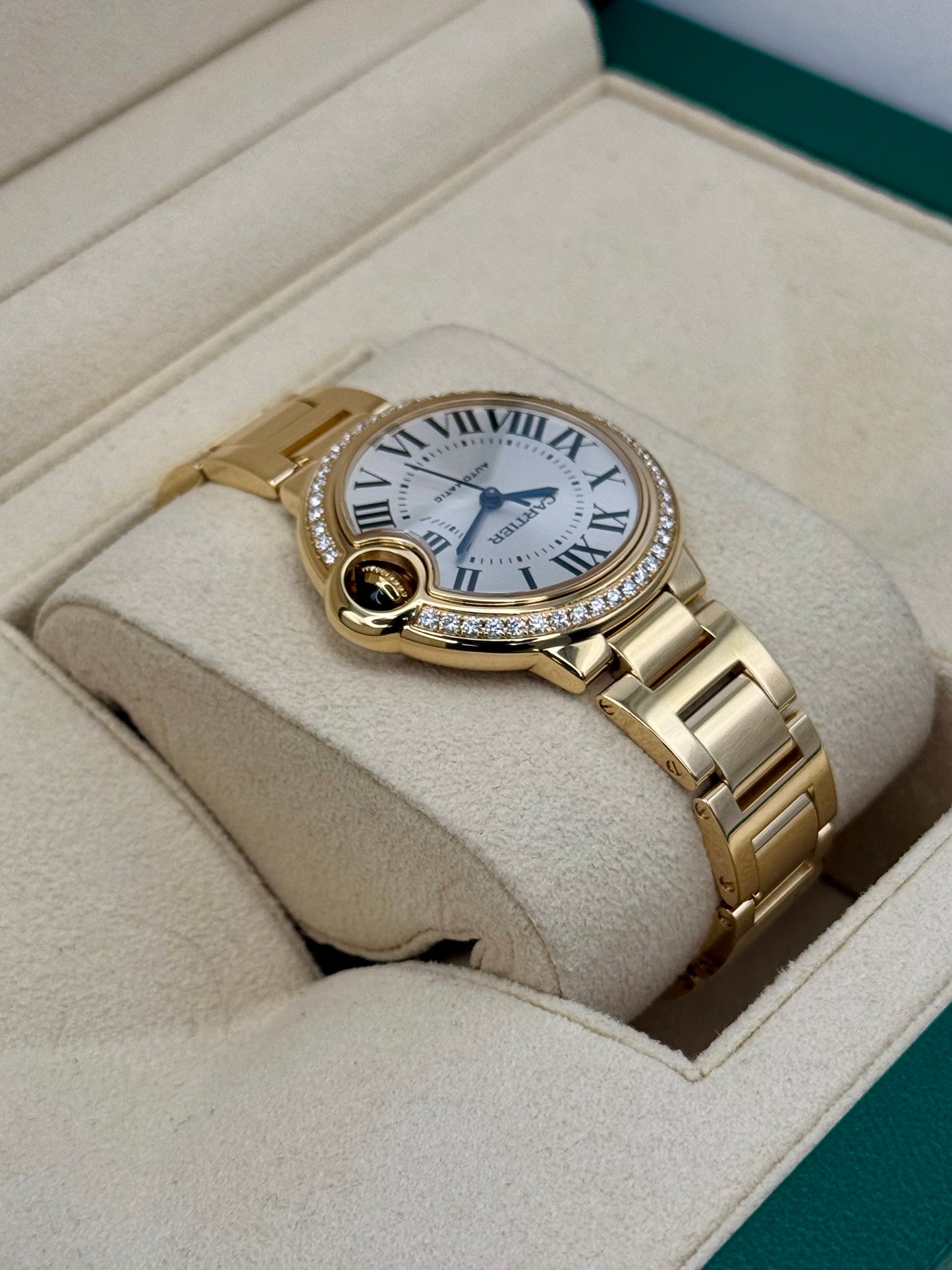 2021 Cartier Ballon Bleu De Cartier 33mm WJBB0042 Silver Dial