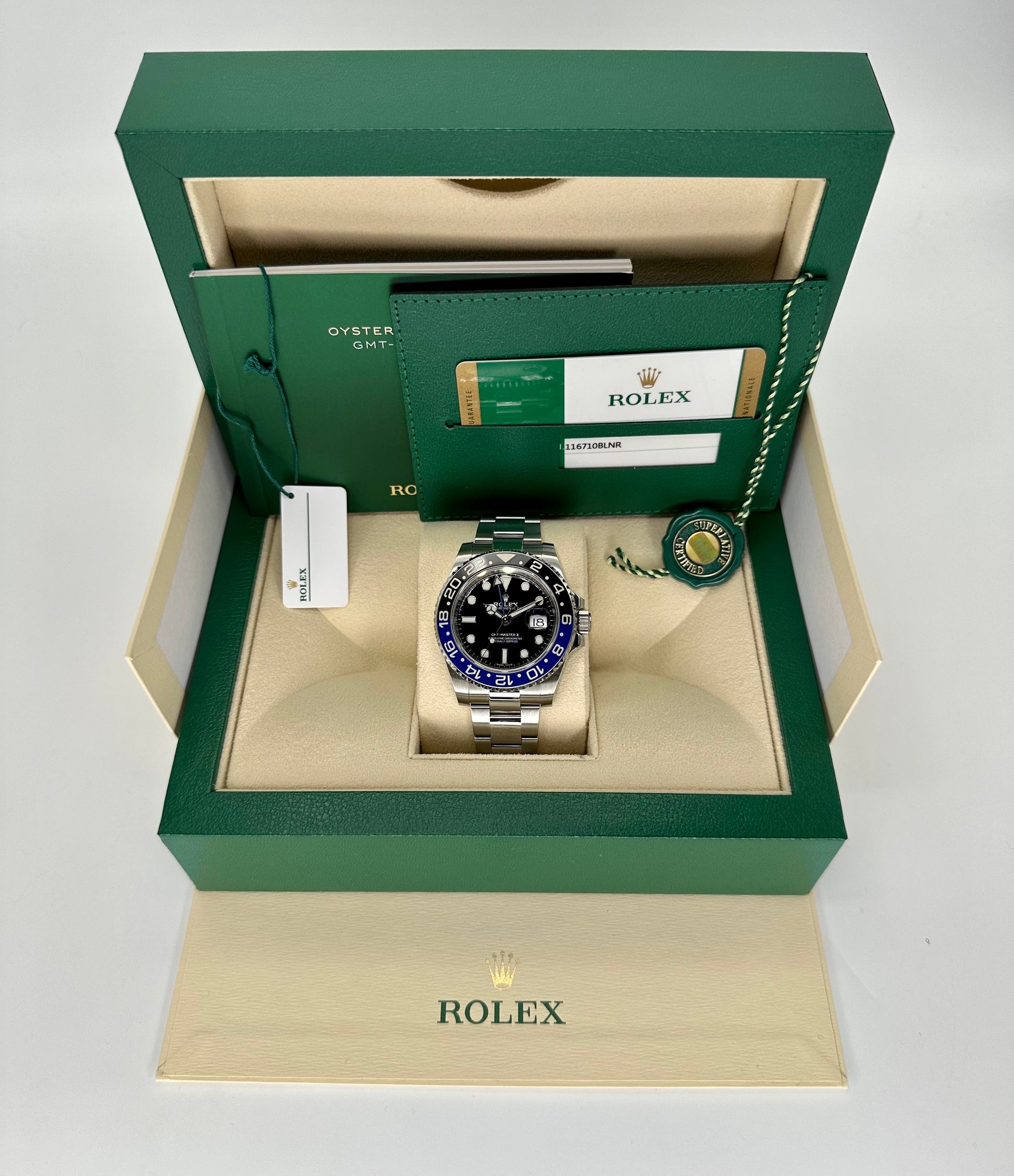 2017 Rolex GMT-Master II "Batman" 40mm 116710BLNR Oyster Black Dial - MyWatchLLC