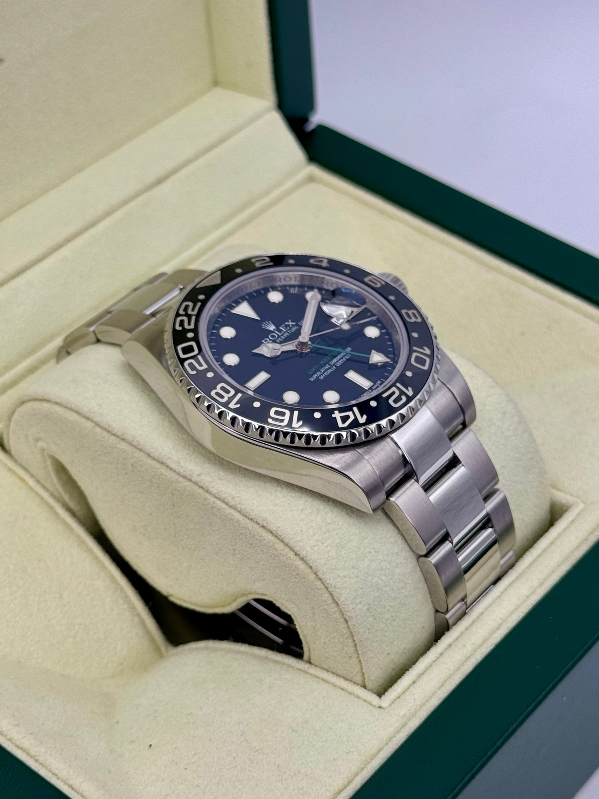 2010 Rolex GMT-Master II 40mm 116710LN Stainless Steel Black Dial - MyWatchLLC