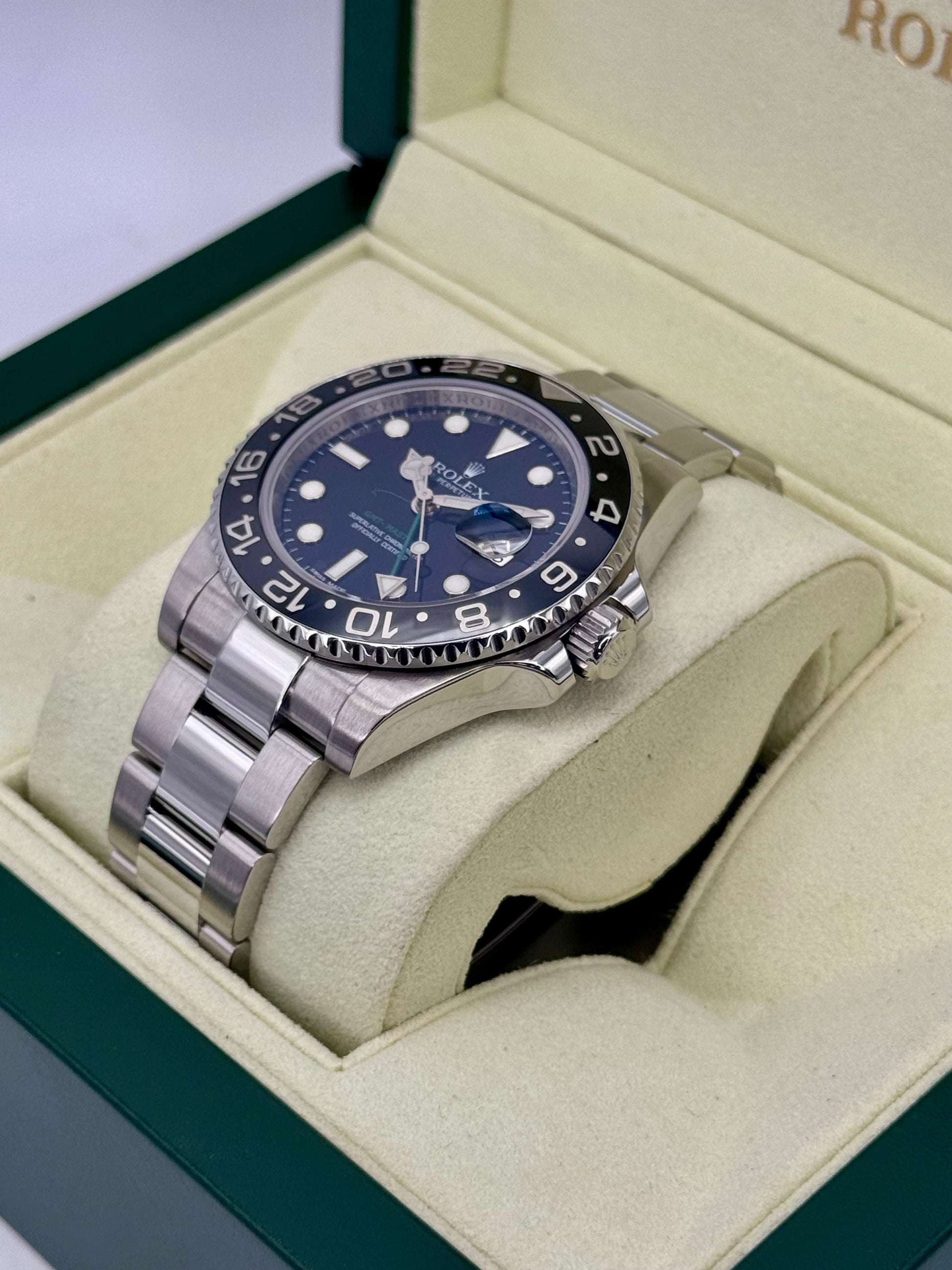 2010 Rolex GMT-Master II 40mm 116710LN Stainless Steel Black Dial - MyWatchLLC