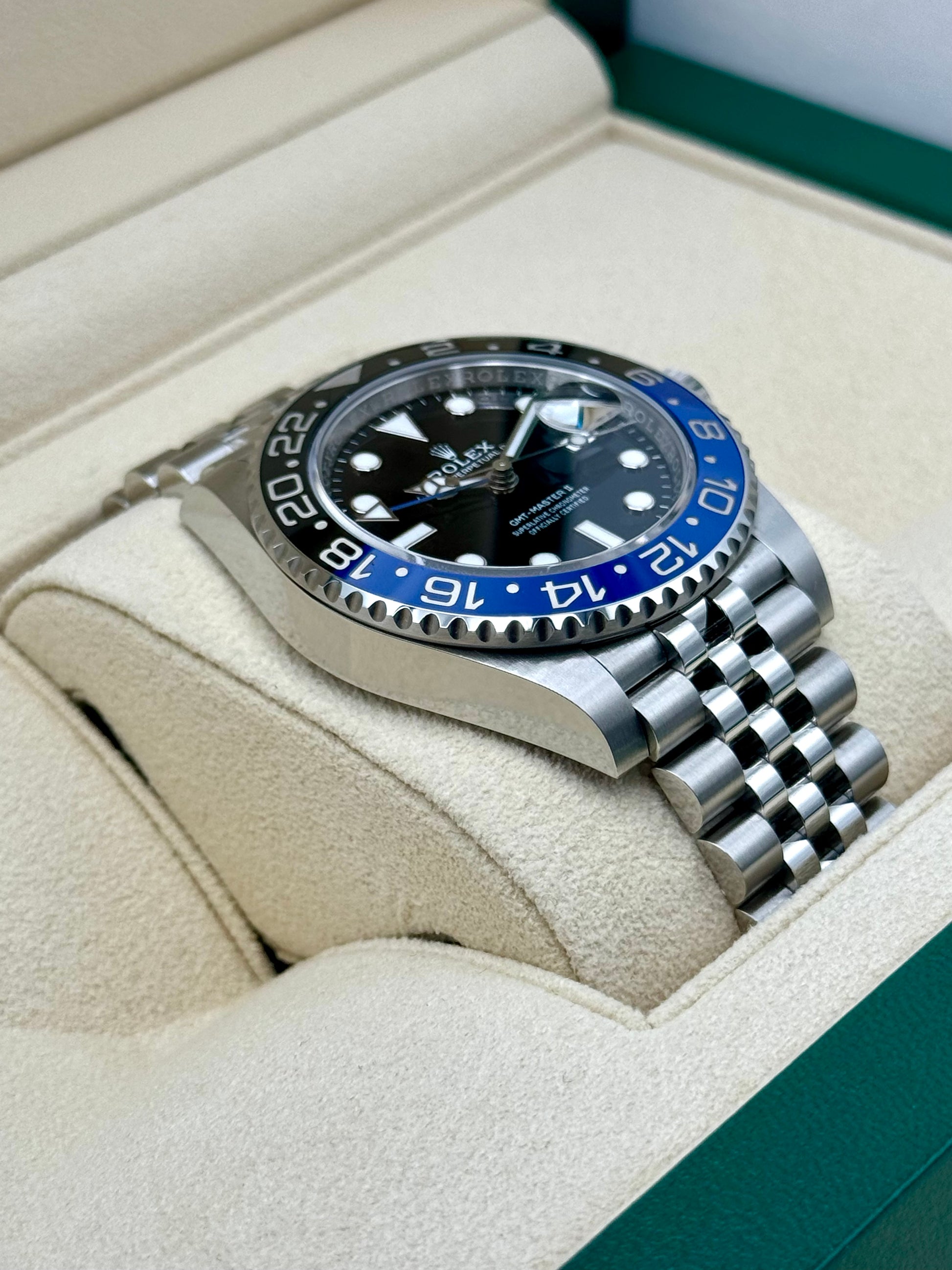 2024 Rolex GMT-Master II "Batgirl" 40mm 126710BLNR Jubilee Black Dial - MyWatchLLC