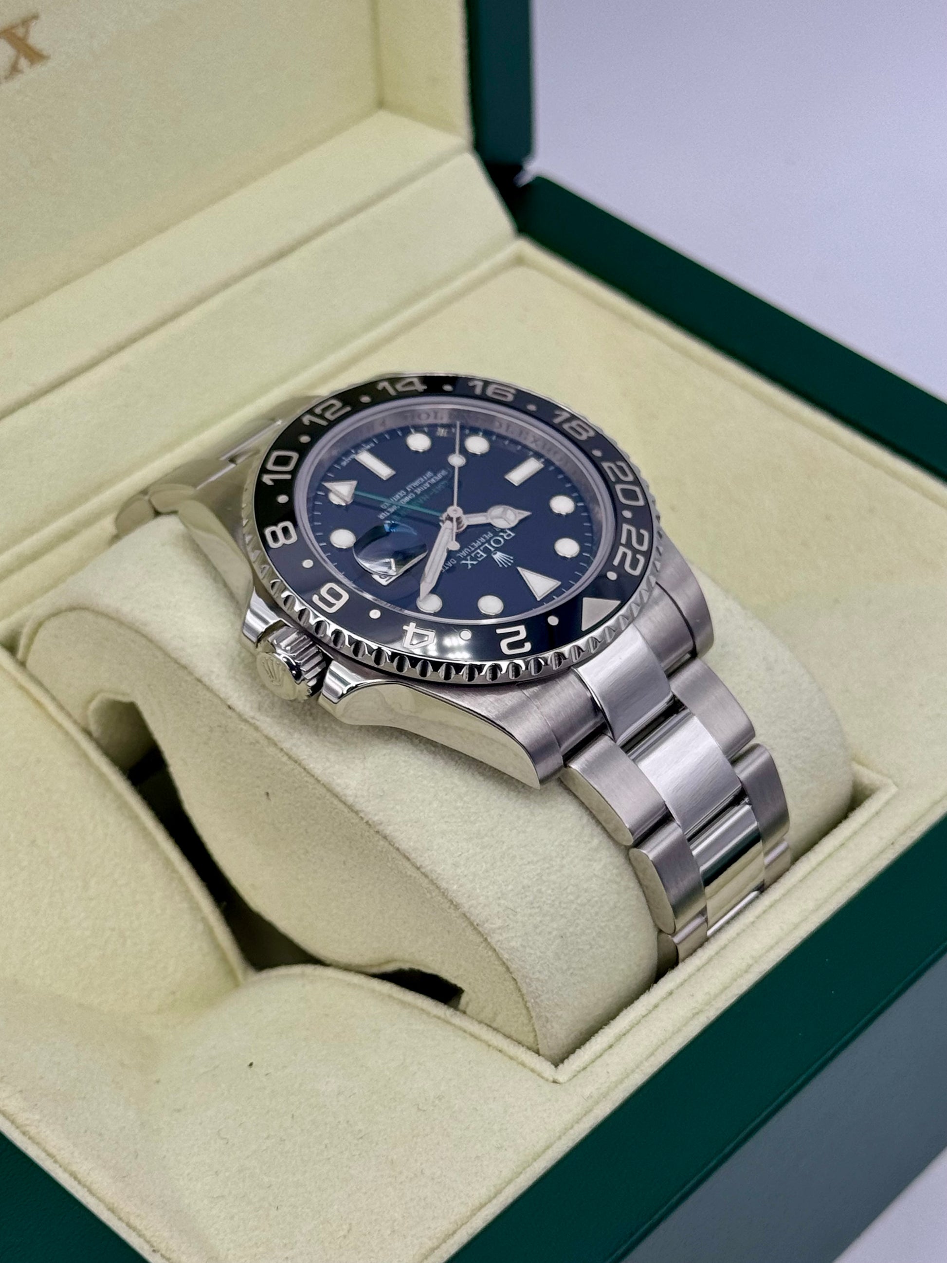 2010 Rolex GMT-Master II 40mm 116710LN Stainless Steel Black Dial - MyWatchLLC