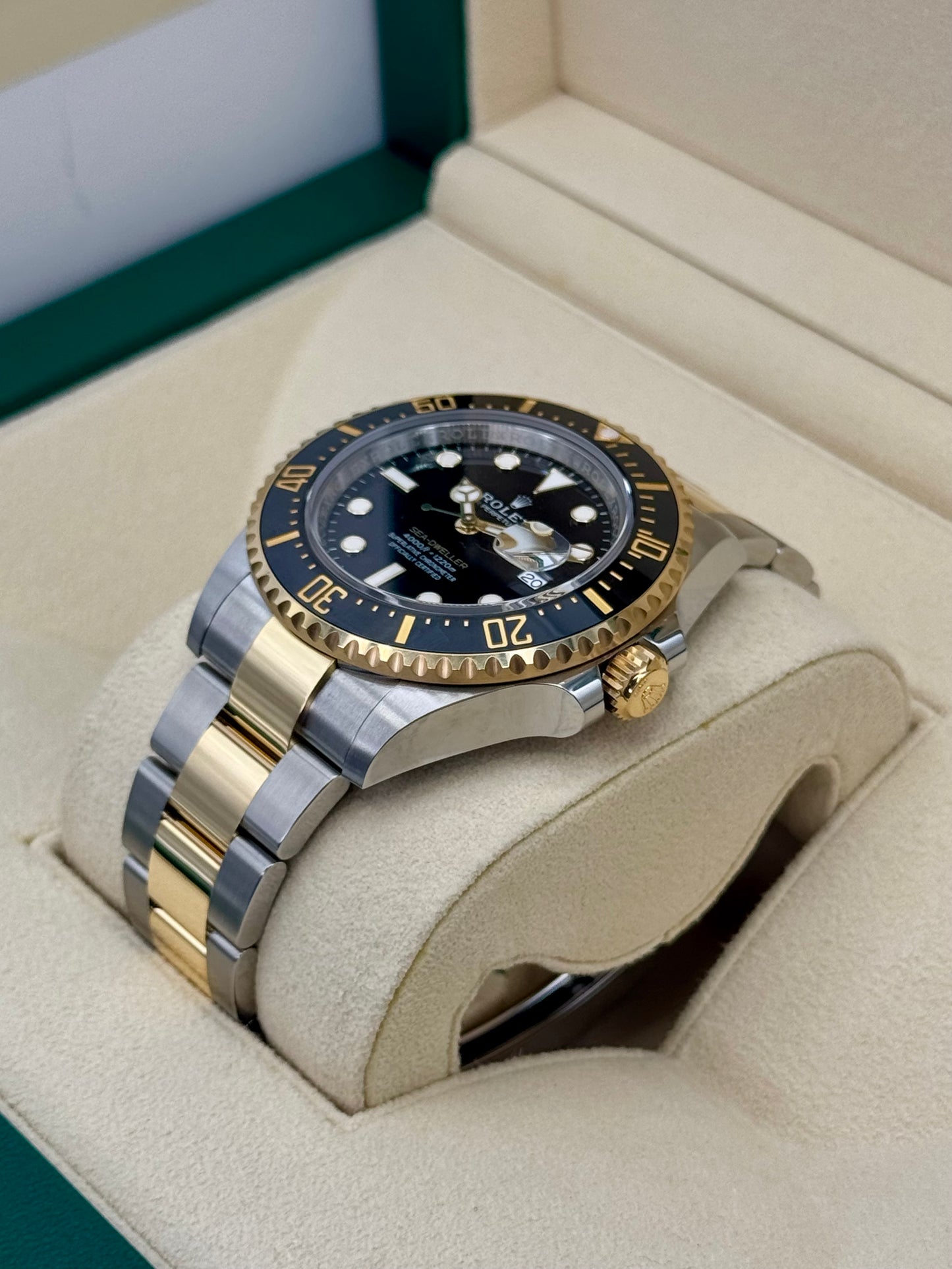 New 2024 Rolex Sea-Dweller 43mm 126603 Two-Tone Black Dial - MyWatchLLC