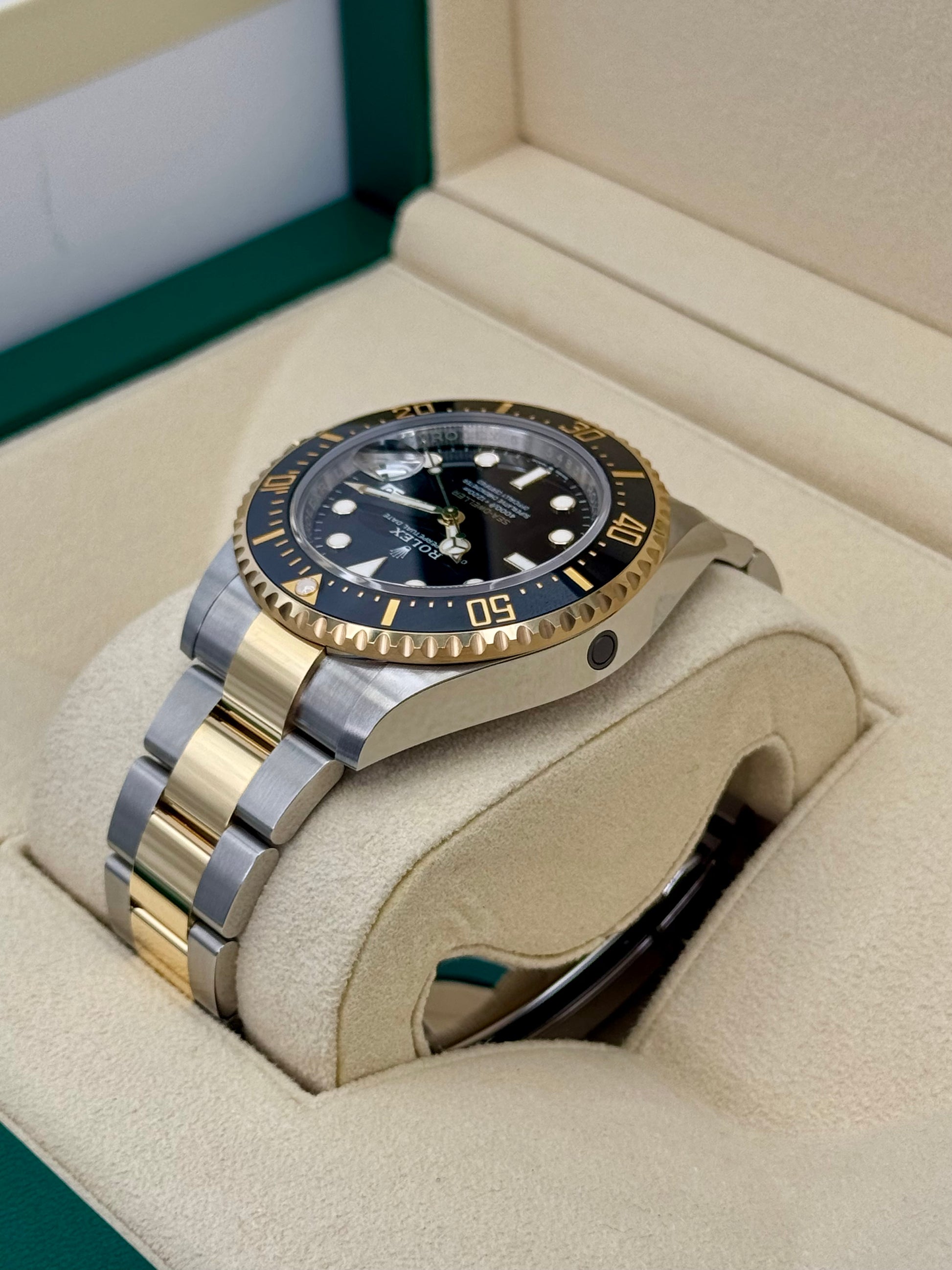 New 2024 Rolex Sea-Dweller 43mm 126603 Two-Tone Black Dial - MyWatchLLC