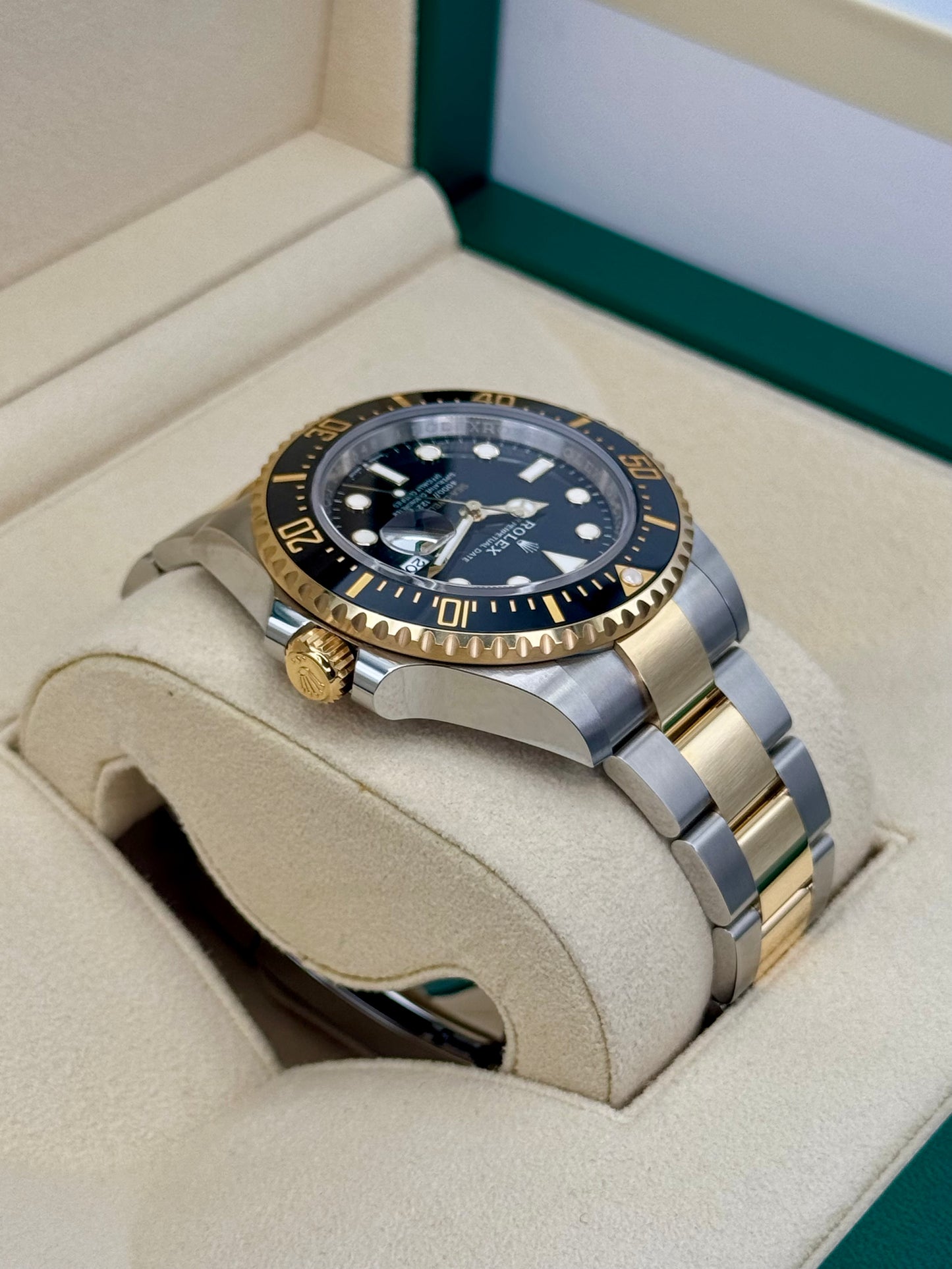 New 2024 Rolex Sea-Dweller 43mm 126603 Two-Tone Black Dial - MyWatchLLC